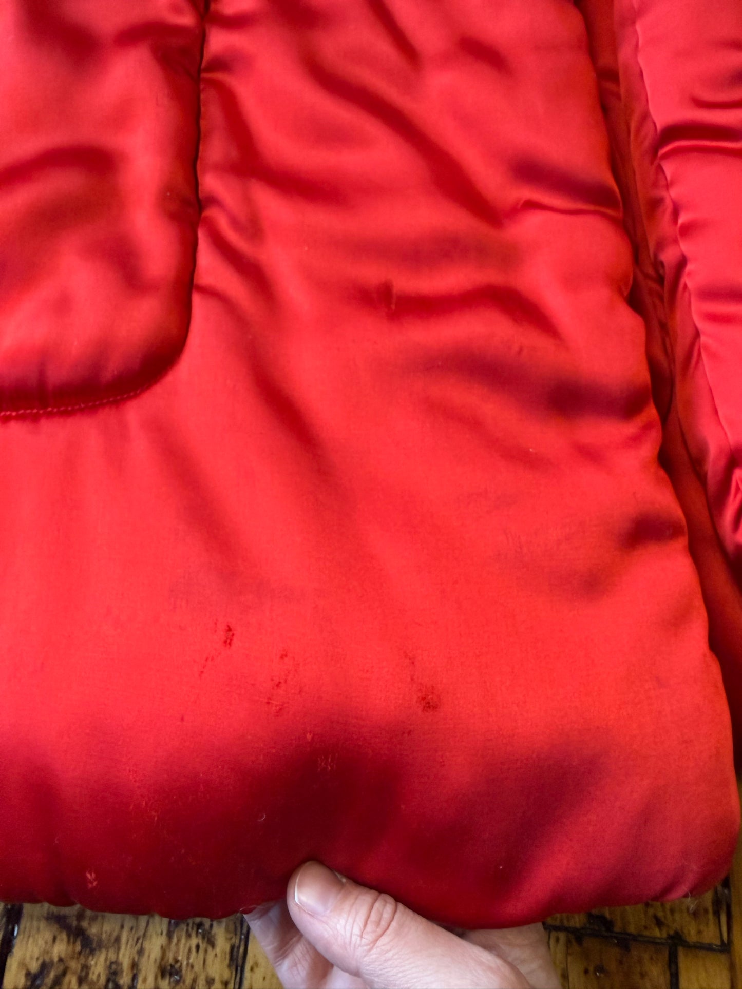 Red Sleeping Bag Coat | Norma Kamali