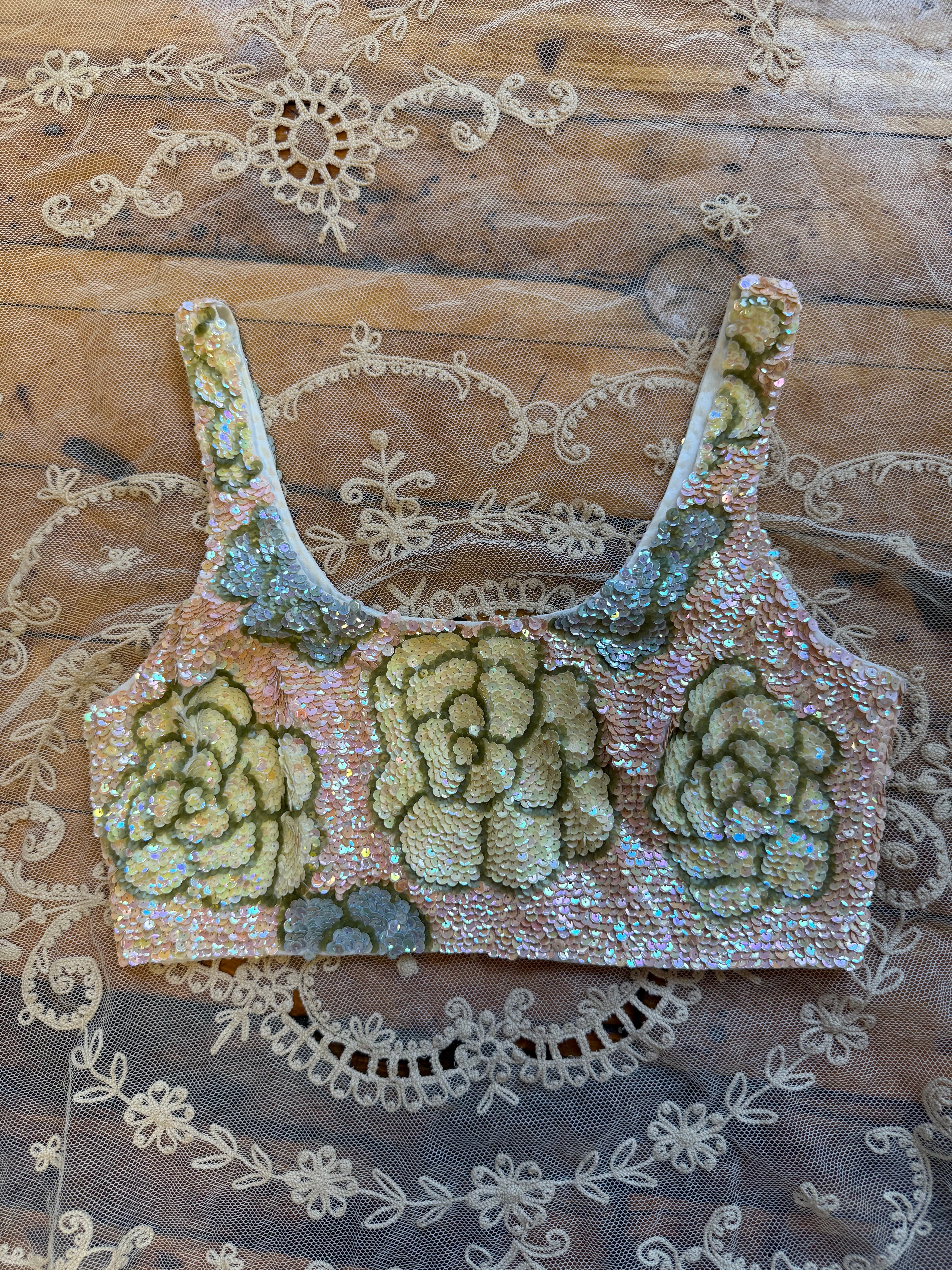 Sequin Top | Vivienne Tam – Female Hysteria Vintage