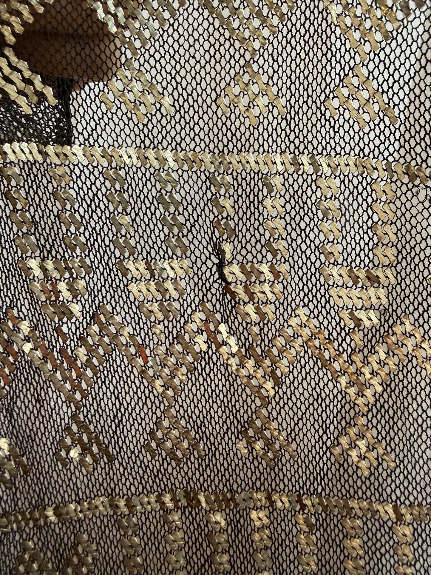 1920s Assuit Tulle bi Telli Shawl