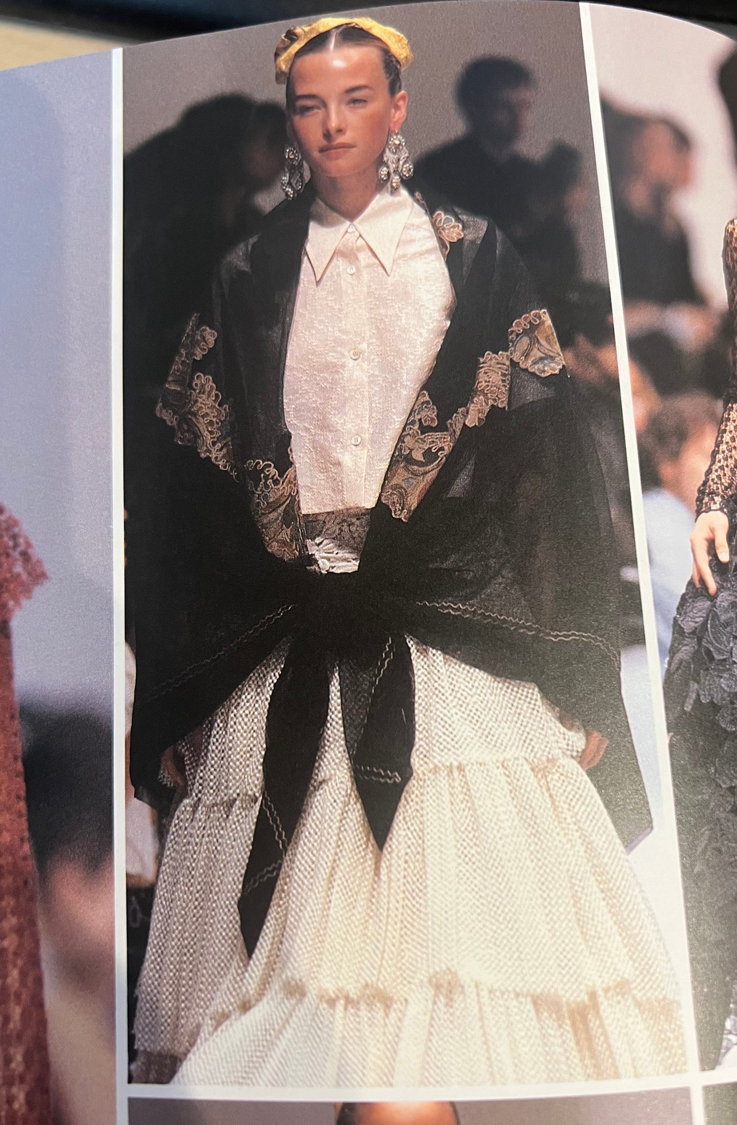 Tiered Lace Skirt | Romeo Gigli for Callaghan SS 1990