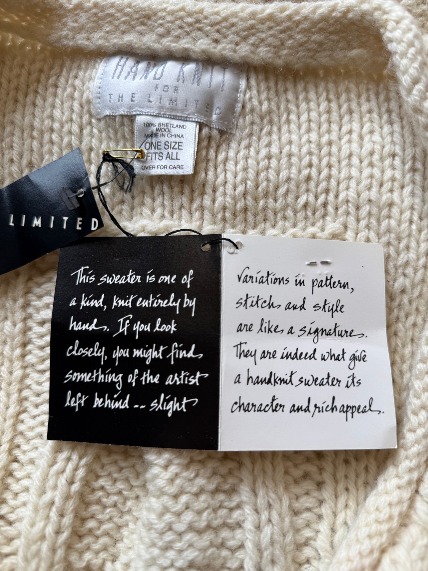 Cable Knit Cardigan | The Limited Hand Knit