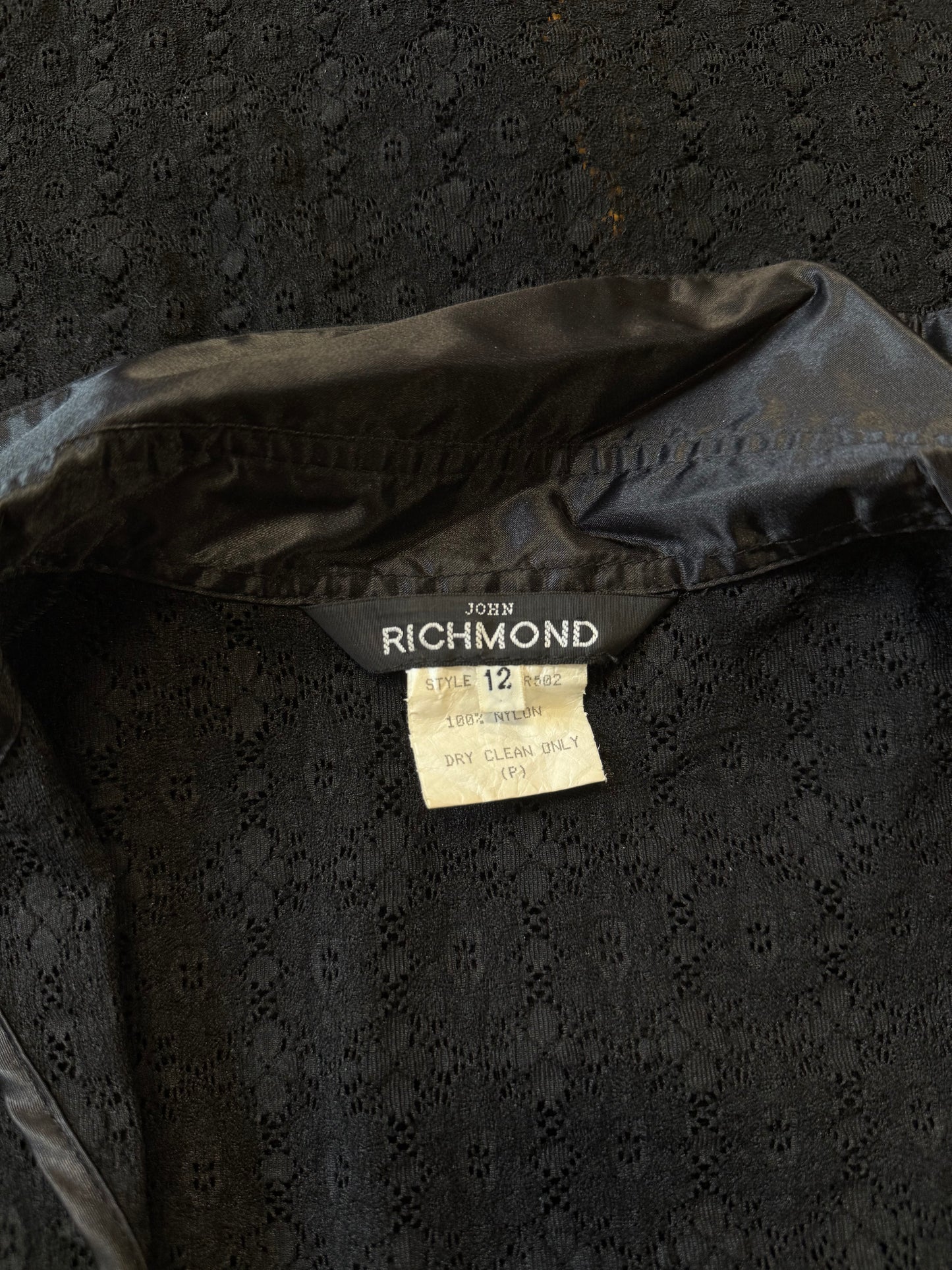Black Lace Dress | John Richmond