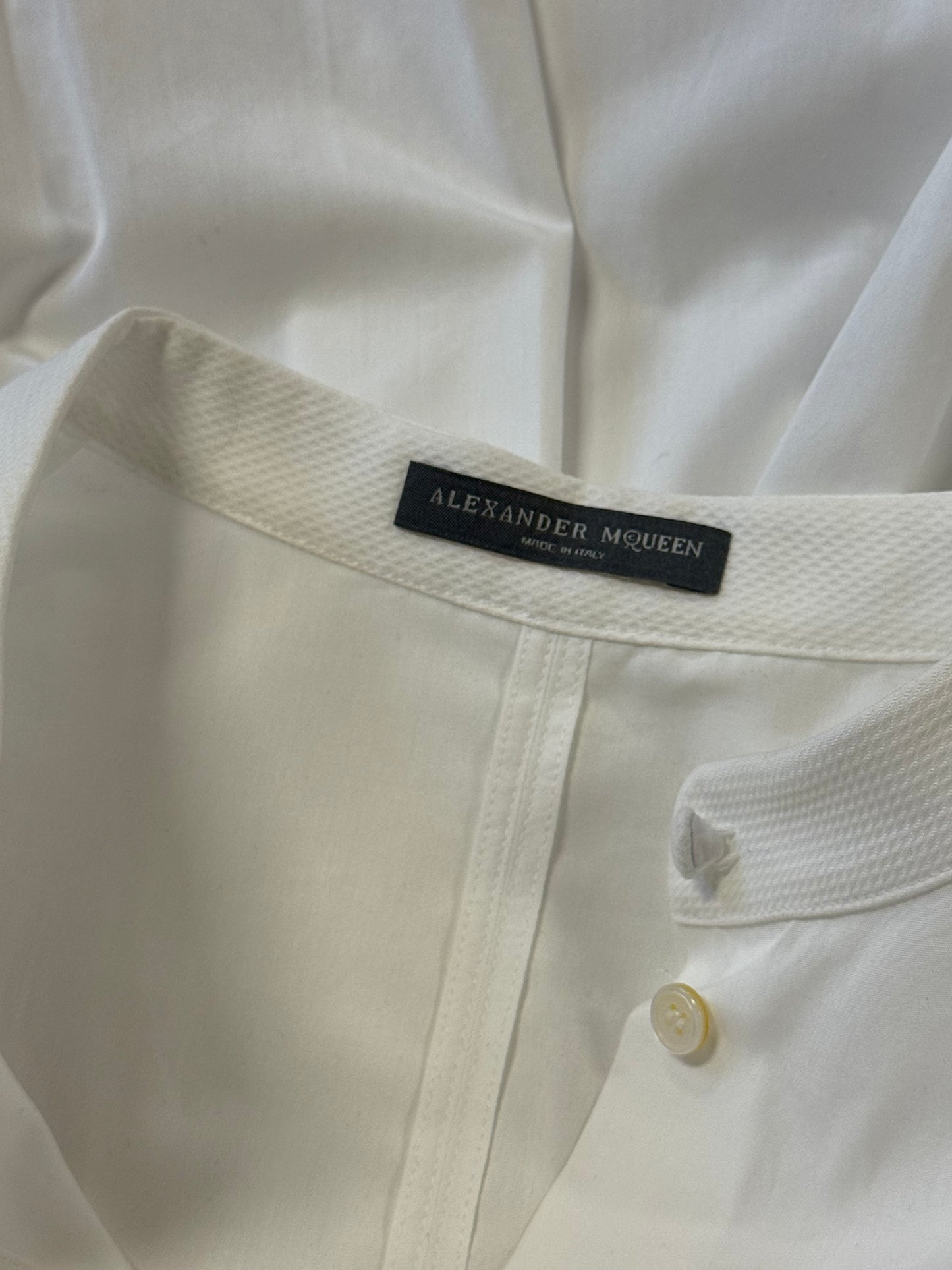 White Bustle Shirt | Alexander McQueen