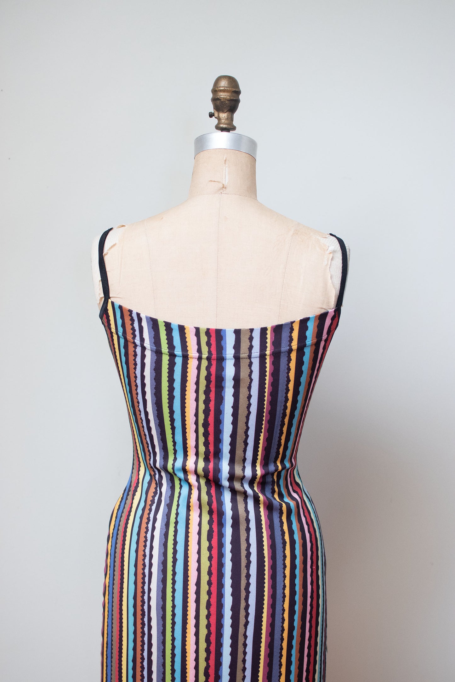 1990s Striped Dress | Todd Oldham Times 7