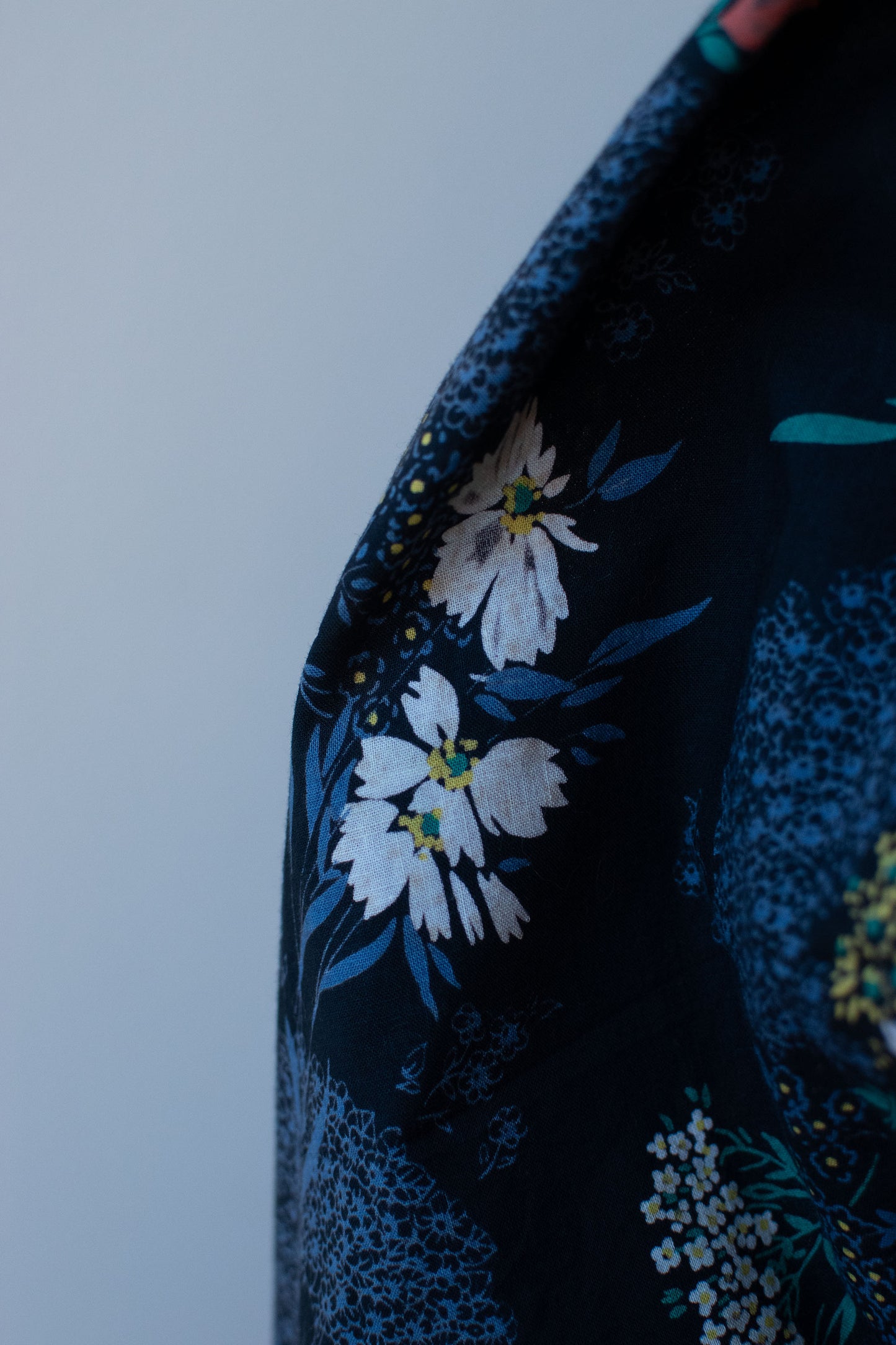 Dark Floral Print Blouse | Koos van den Akker