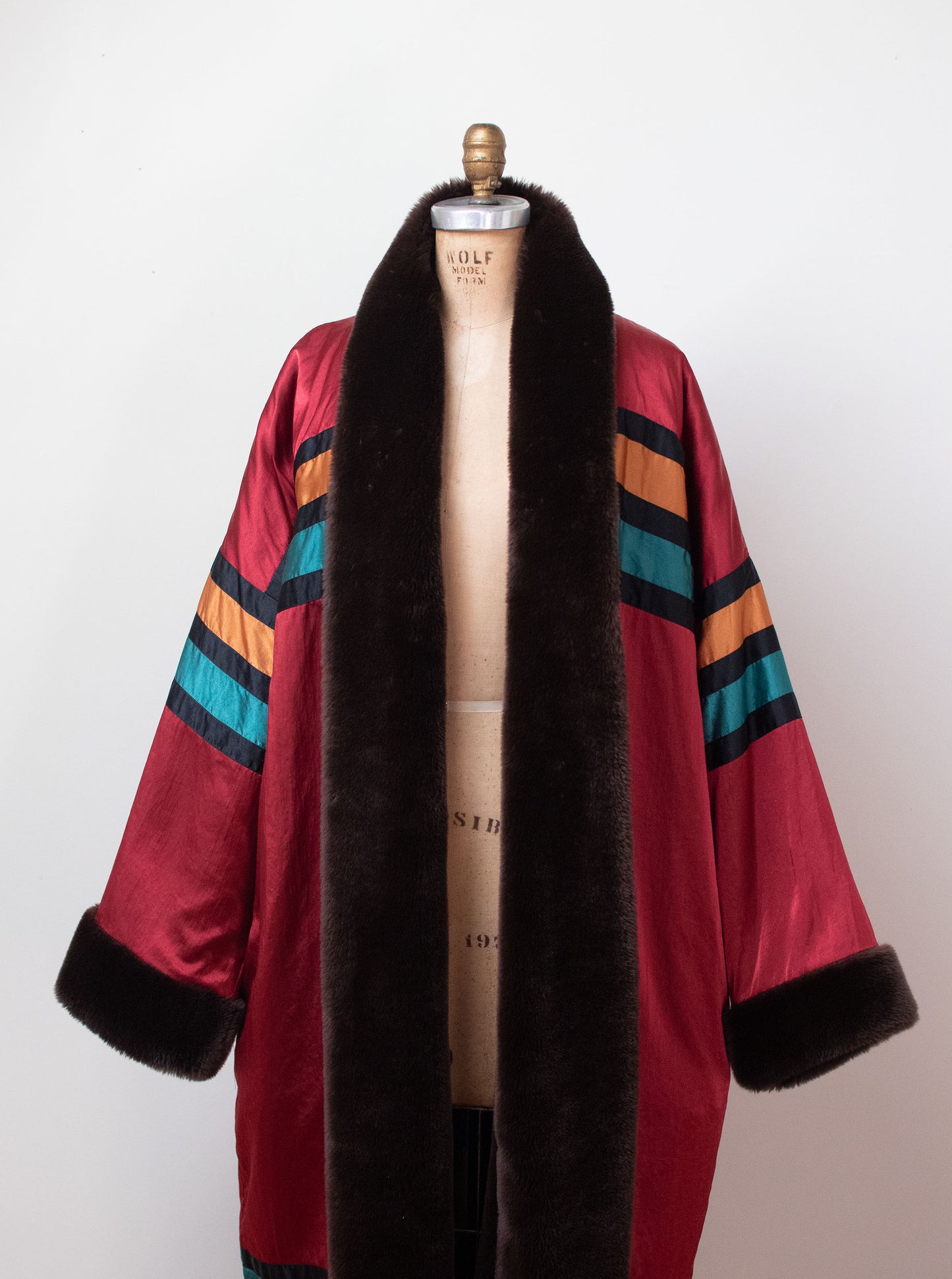 SALE 1980s Reversible Cocoon Coat