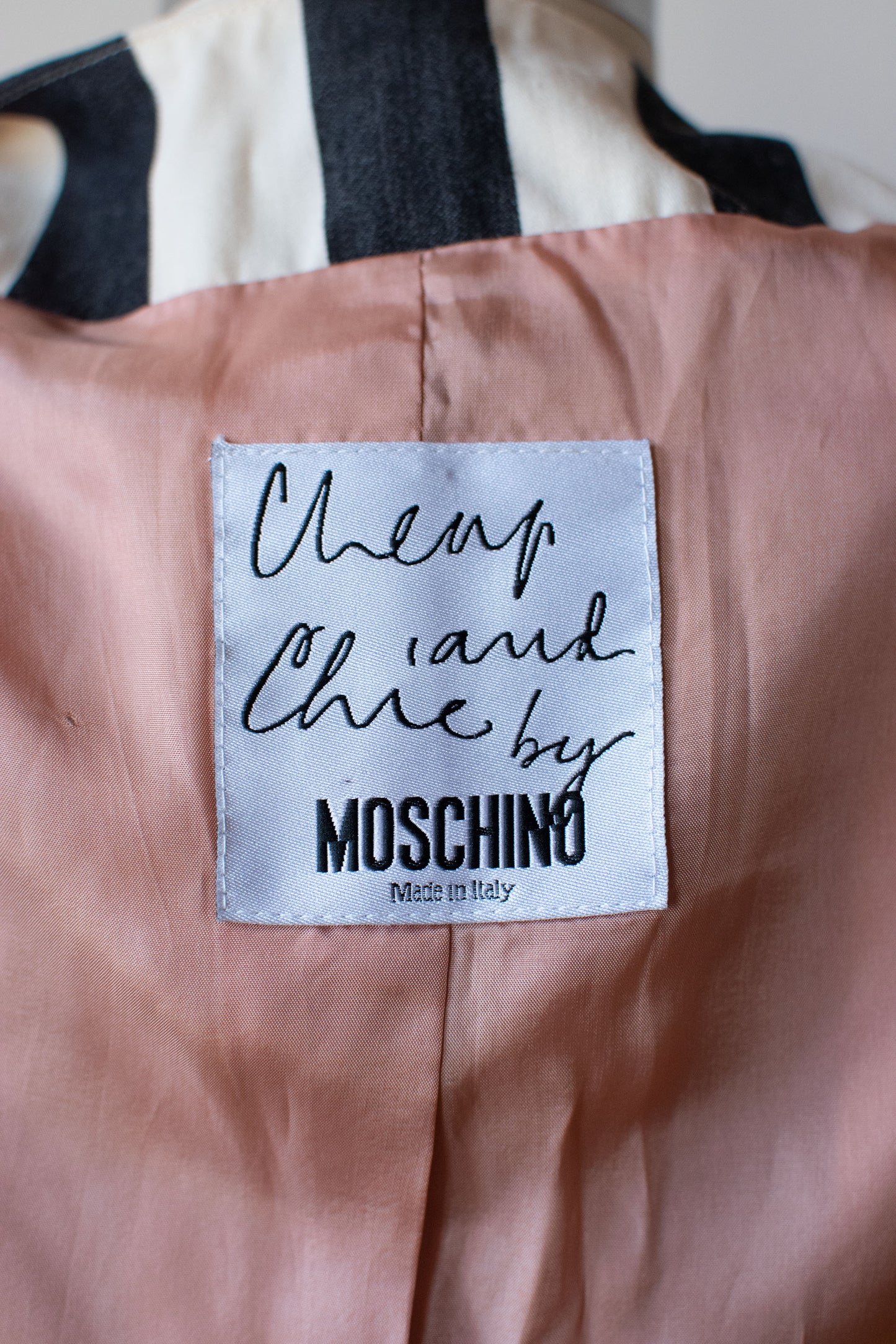 1990s Harlequin Jacket | Moschino Cheap & Chic