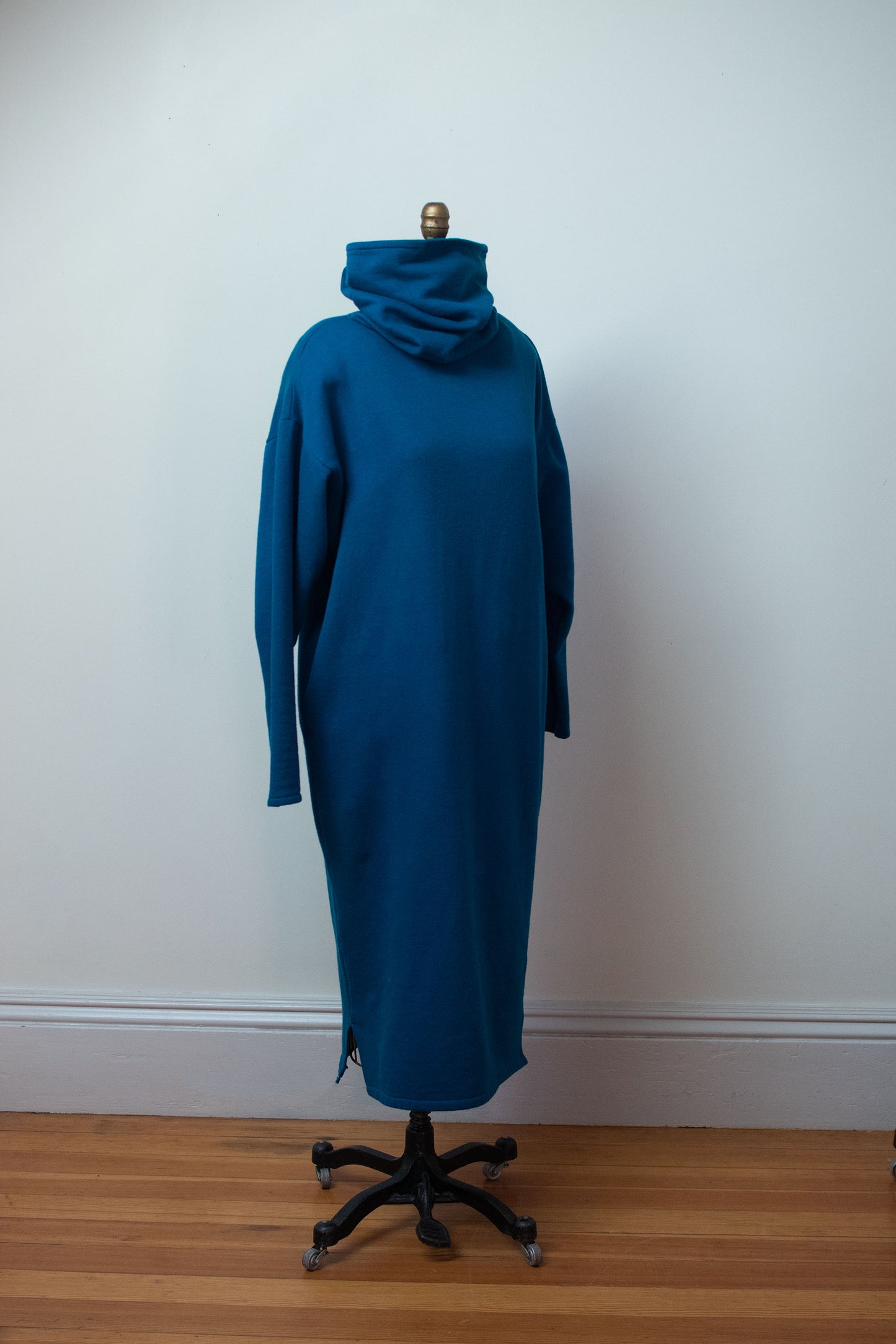 1980s Blue Sweatshirt Dress | Norma Kamali