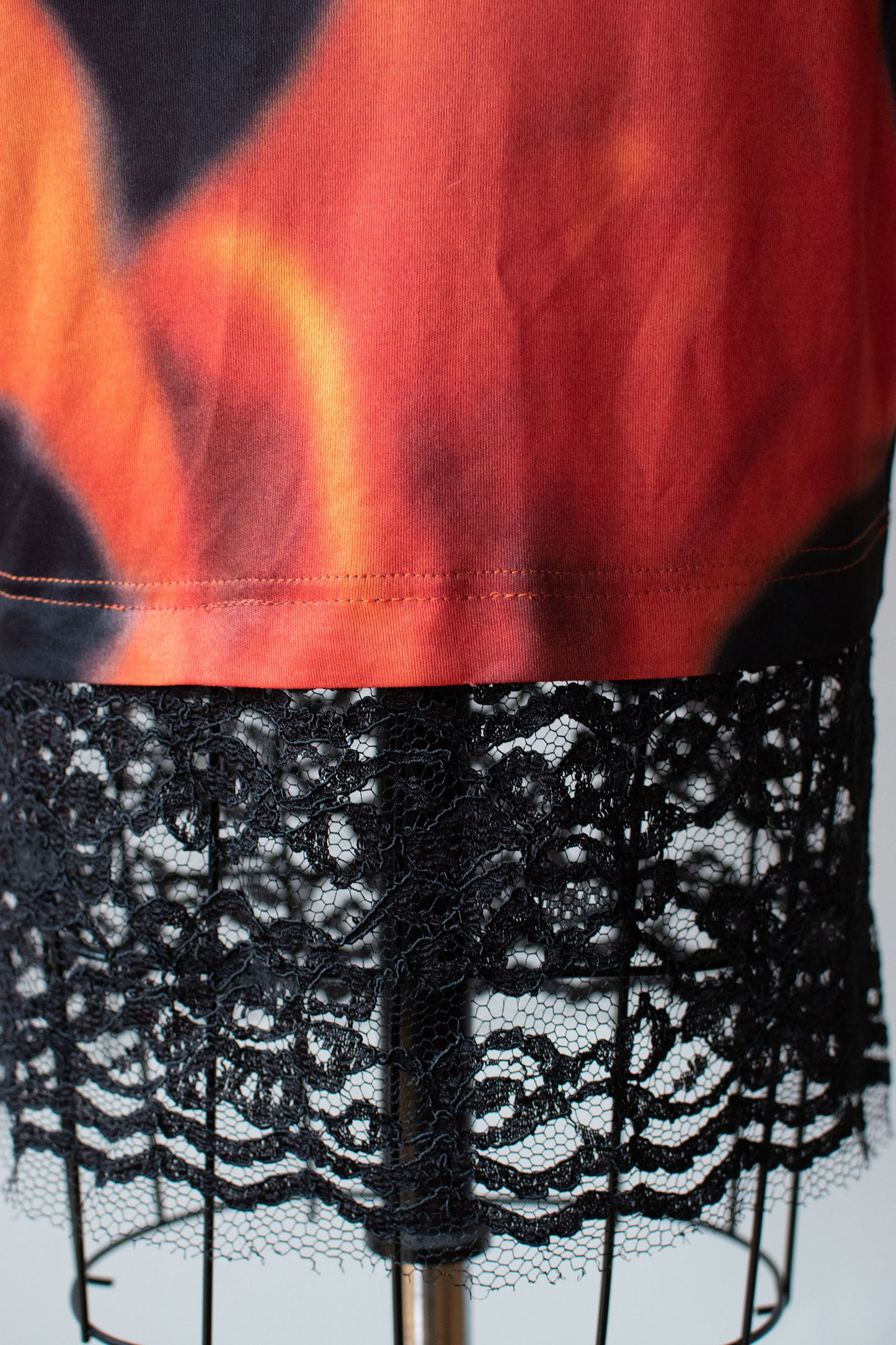 1990s Flame Print Dress | Todd Oldham
