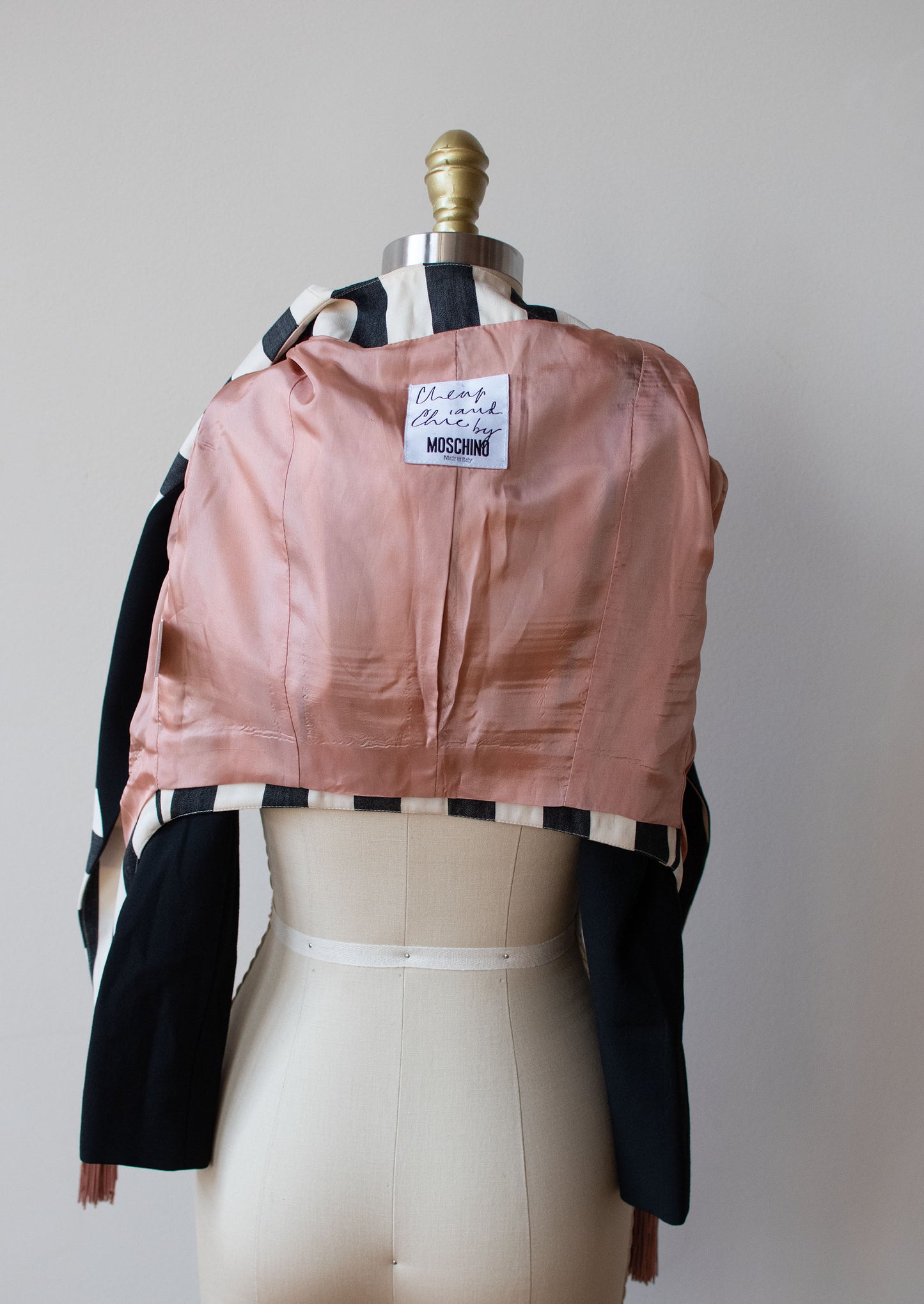 1990s Harlequin Jacket | Moschino Cheap & Chic