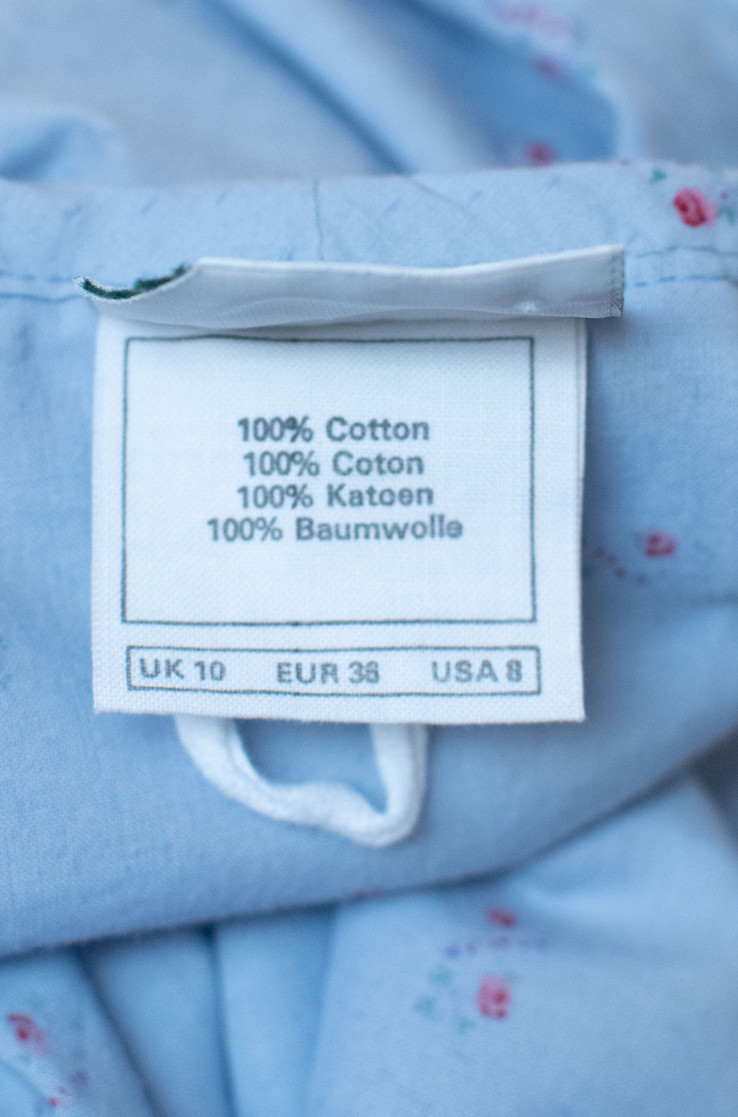 1980s Periwinkle Balloon Sleeve Dress | Laura Ashley