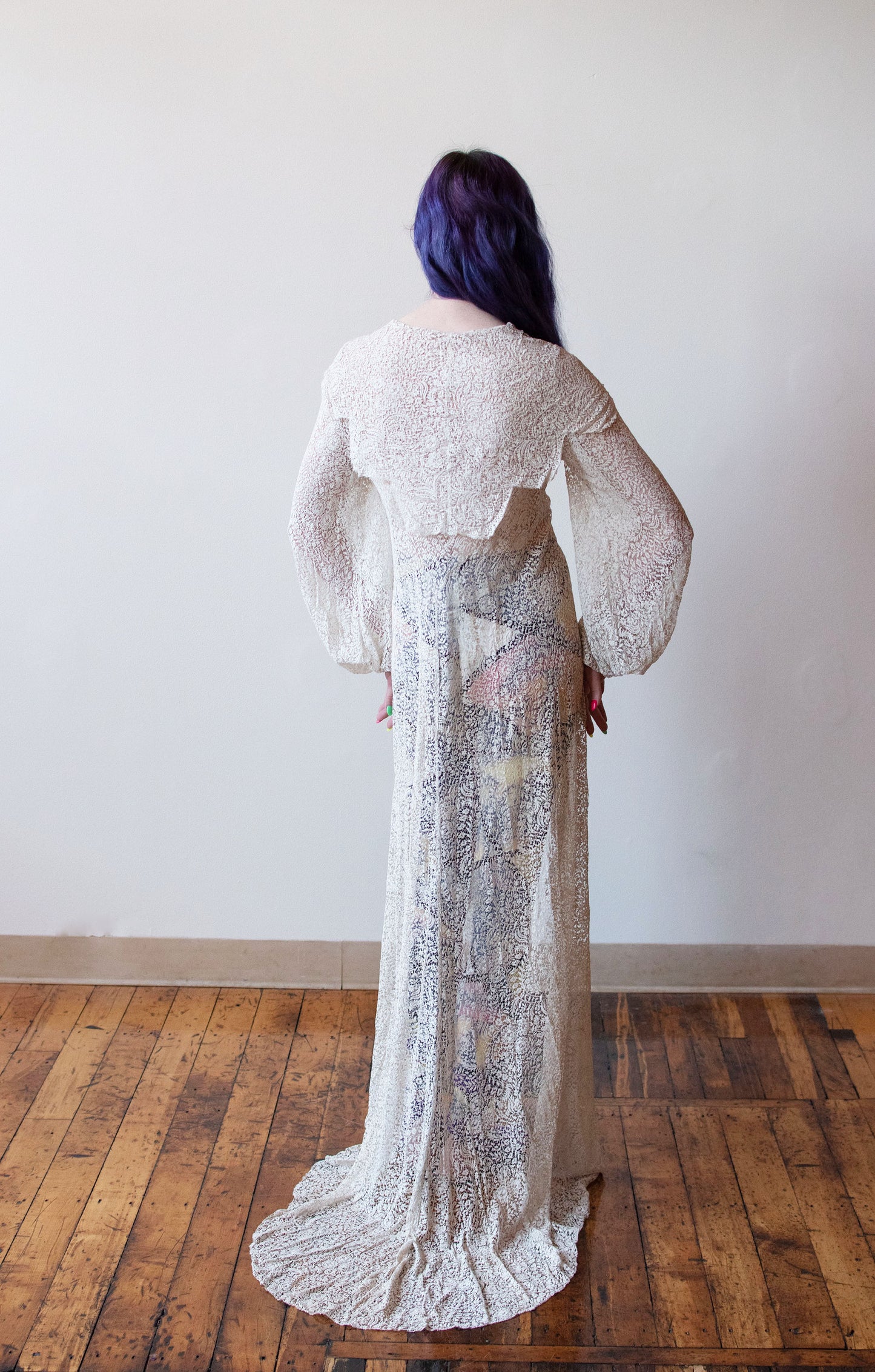 1930s Lace Robe