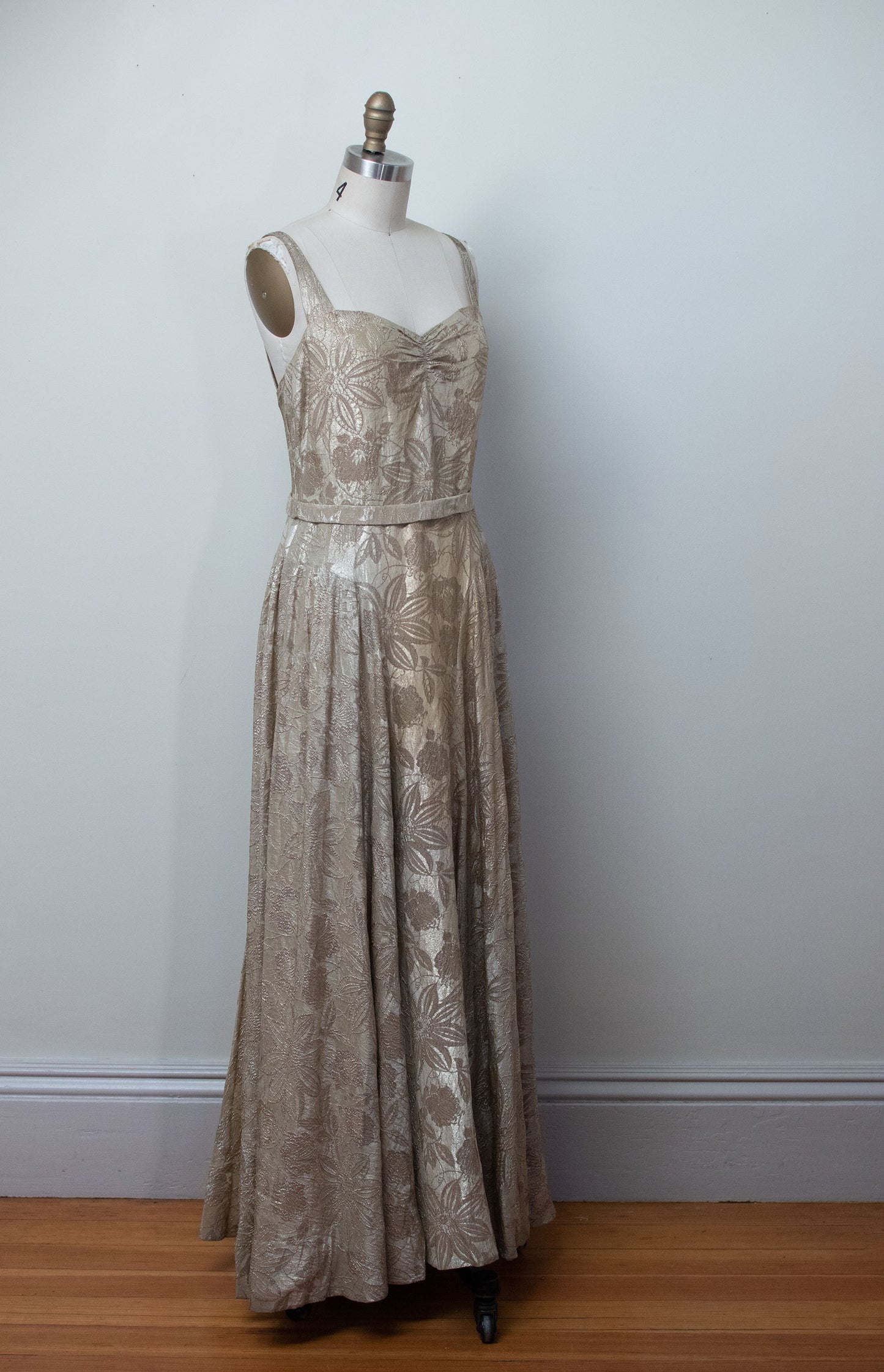 1930s Lamé Gown | Salon Moderne