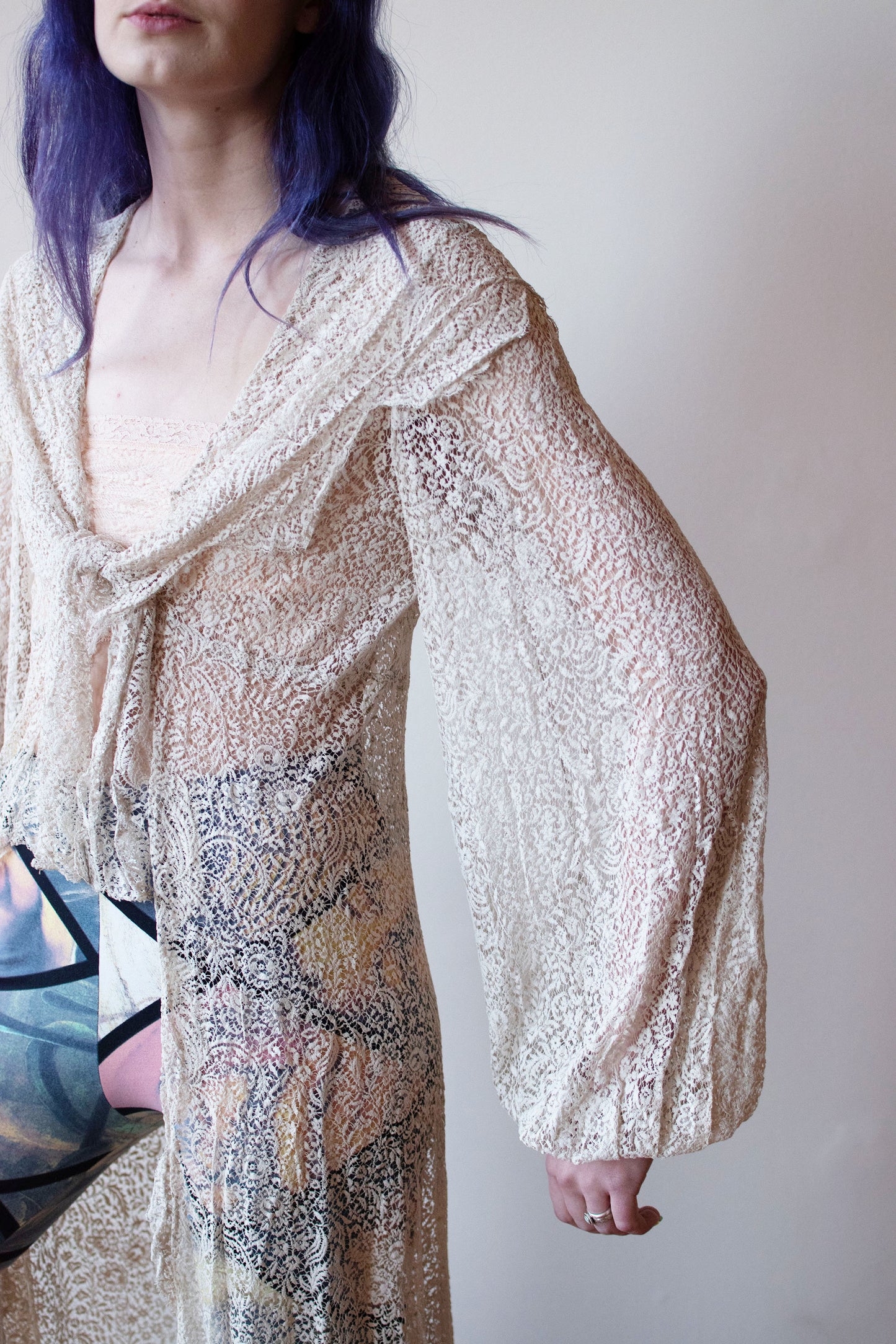 1930s Lace Robe