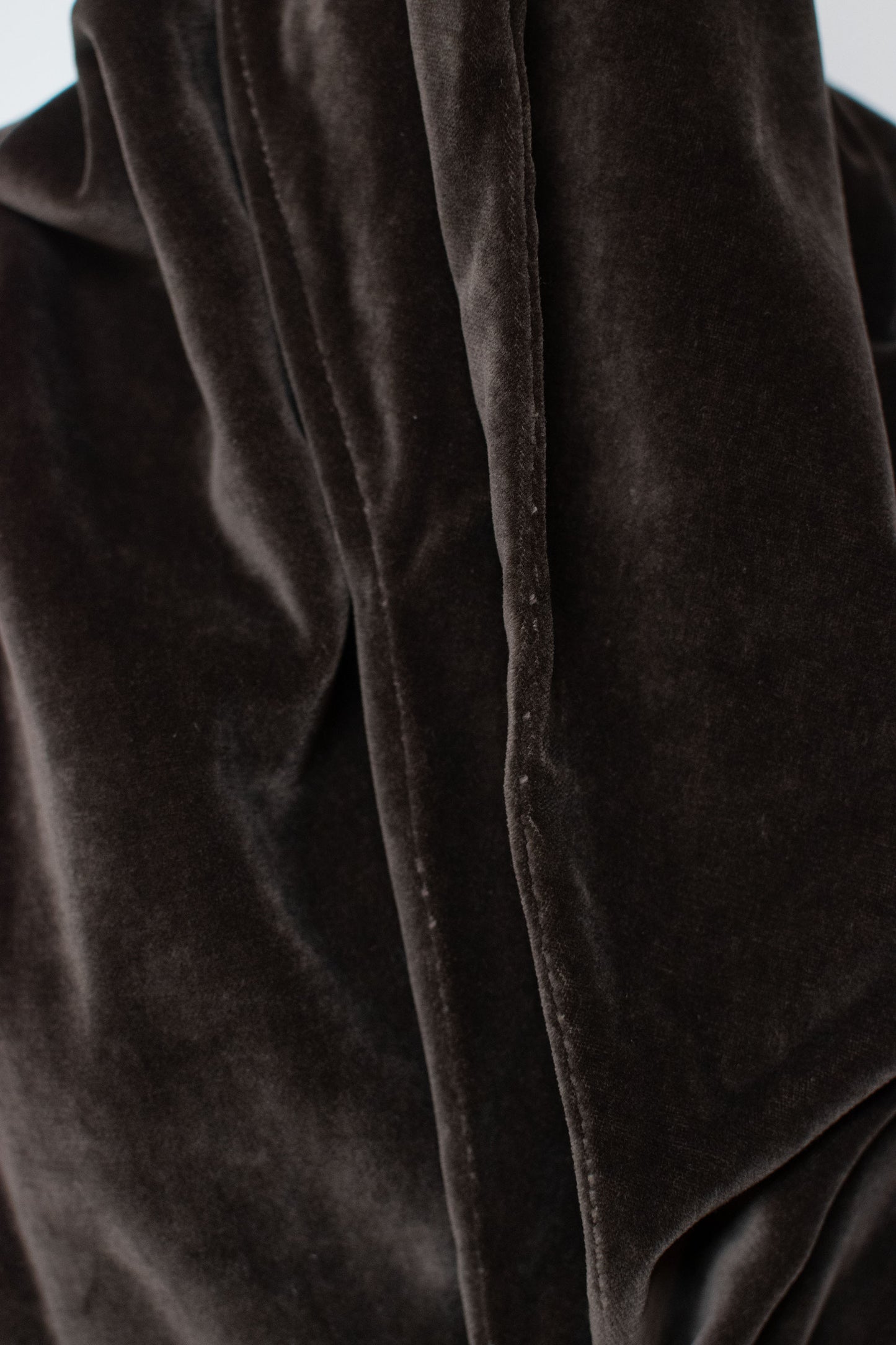 Brown Velvet Coat | Romeo Gigli