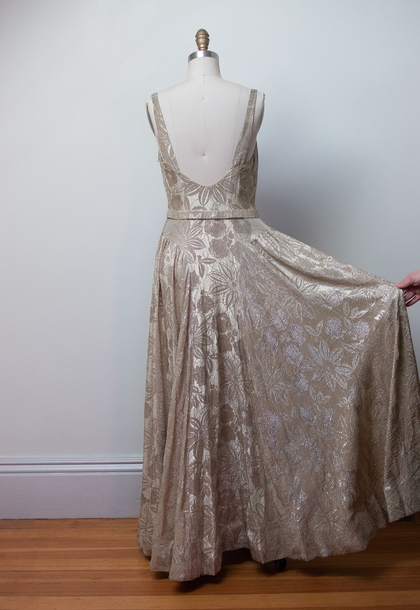 1930s Lamé Gown | Salon Moderne