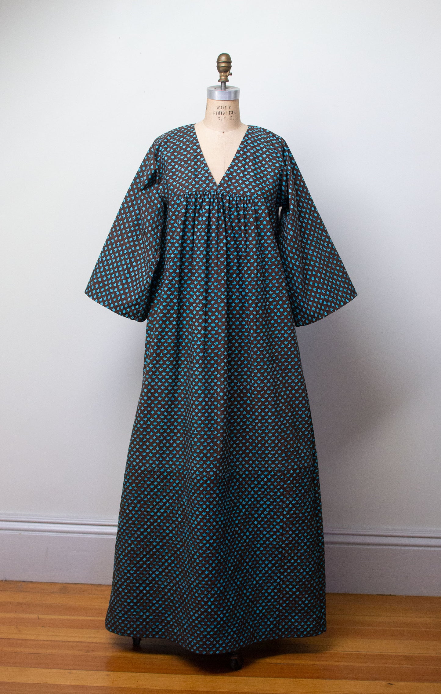 1960s Floral Print Caftan | Marimekko