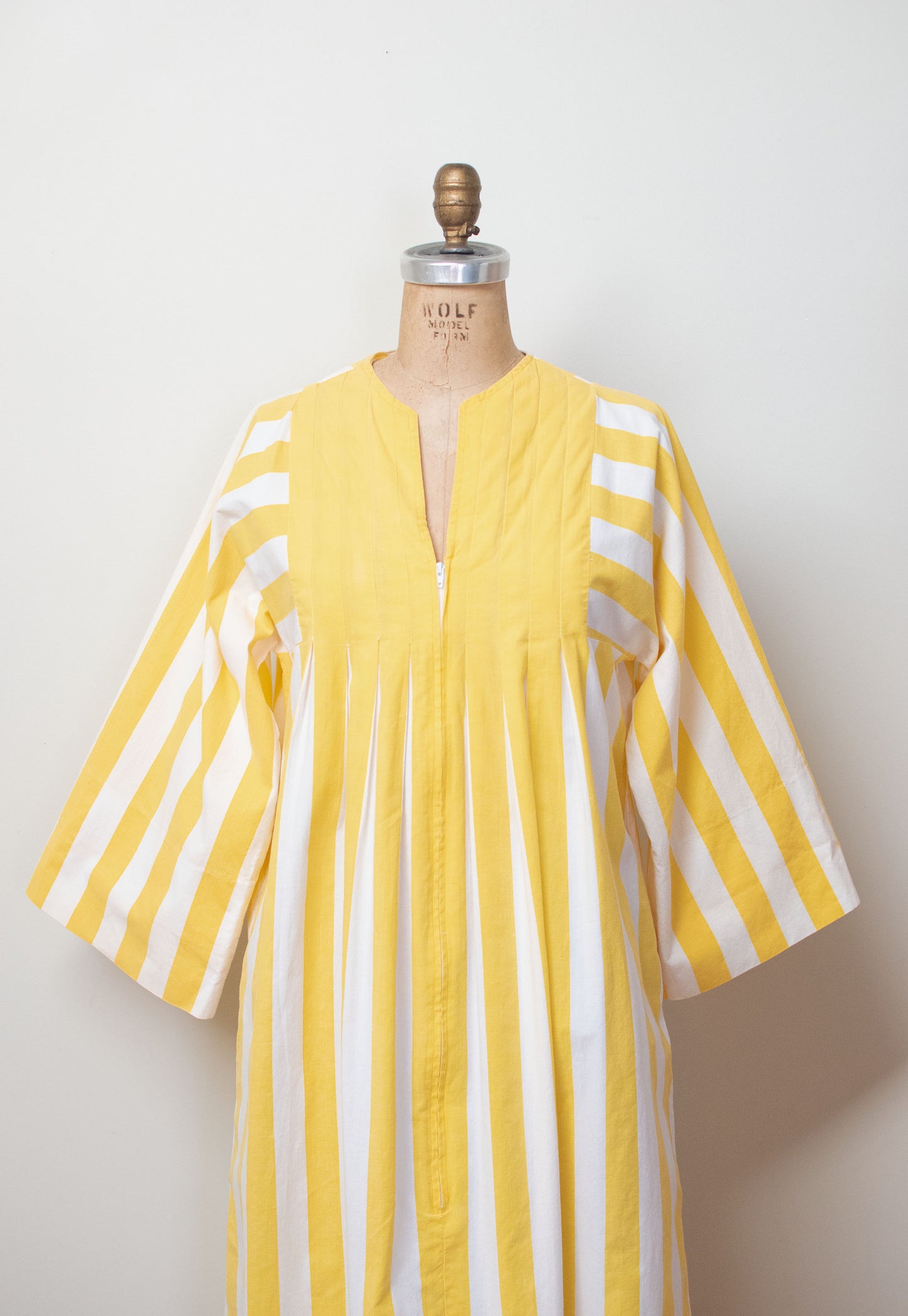 1980s Awning Stripe Caftan