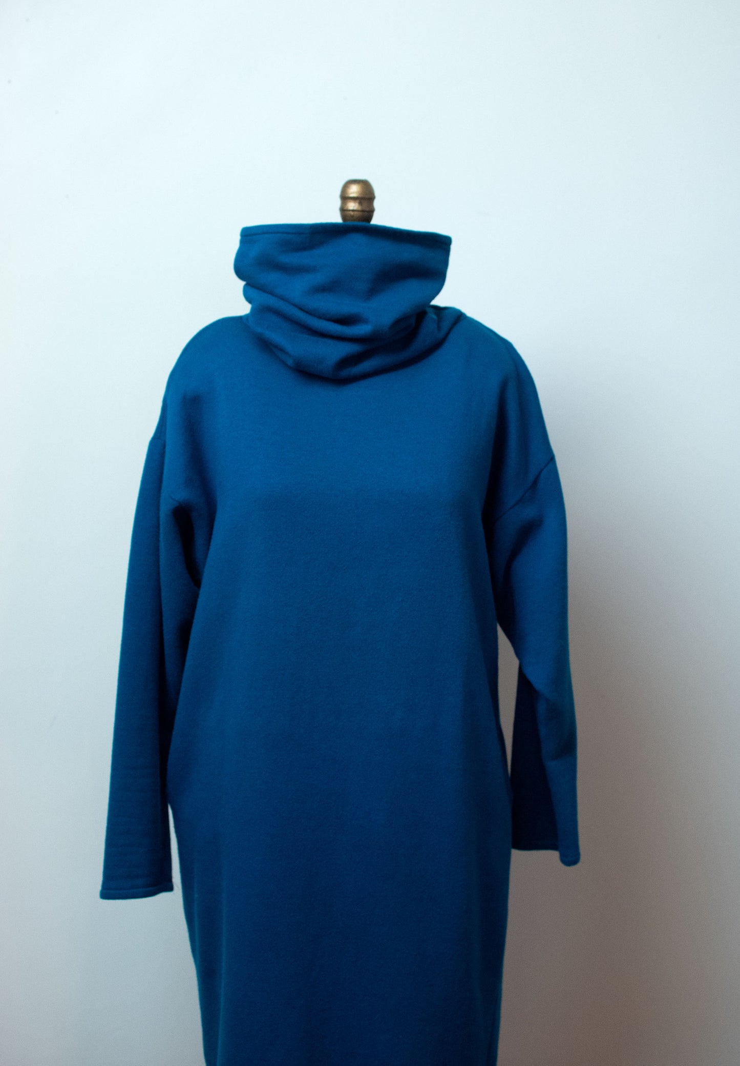 1980s Blue Sweatshirt Dress | Norma Kamali