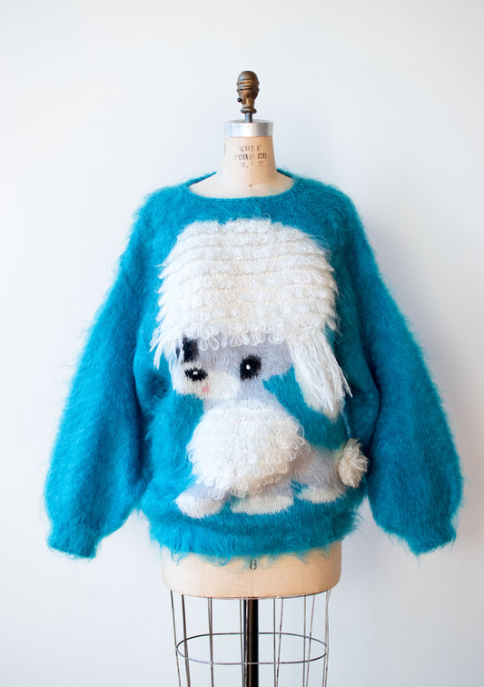 Mohair Poodle Sweater | Ann Arundel