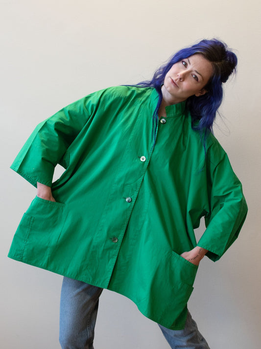 1980s Green Cotton Jacket | Weekend Max Mara