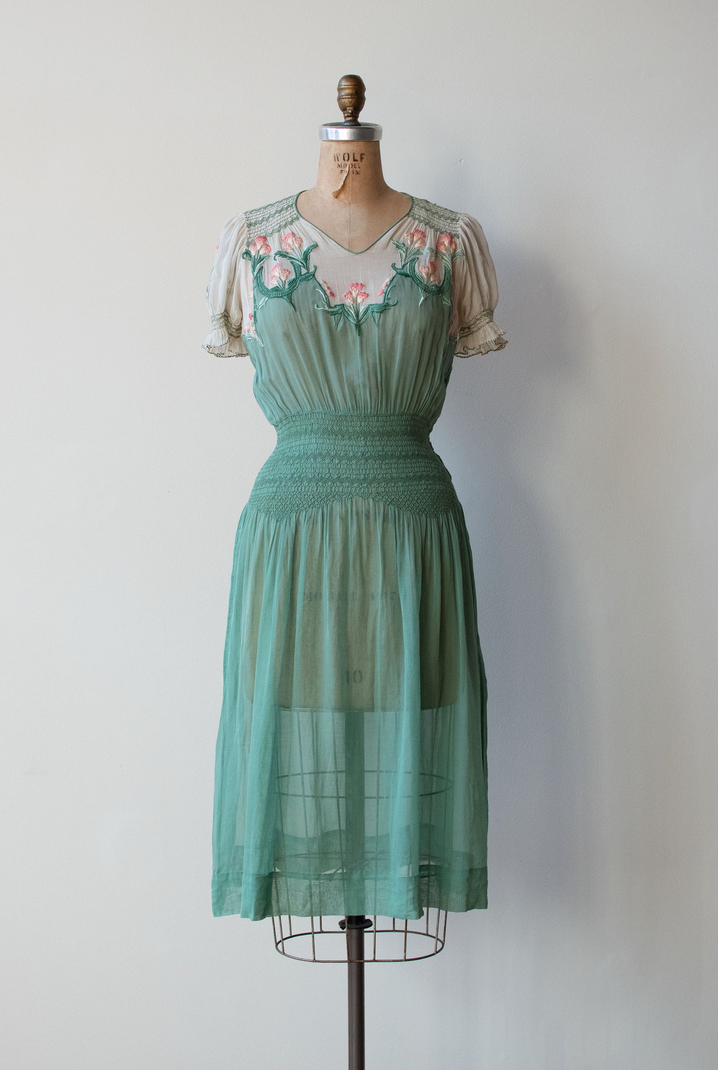 1930s Hungarian Dress