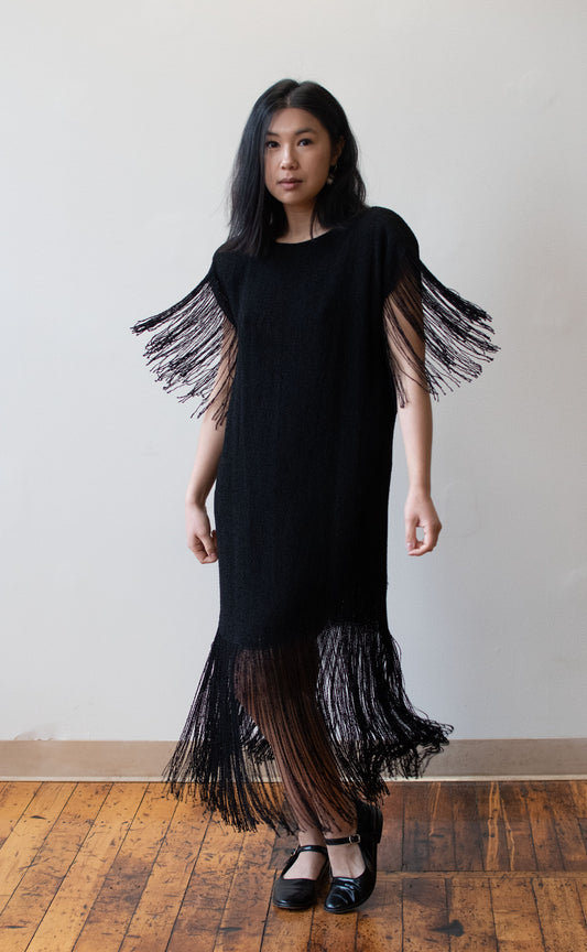 1980s Handwoven Dress