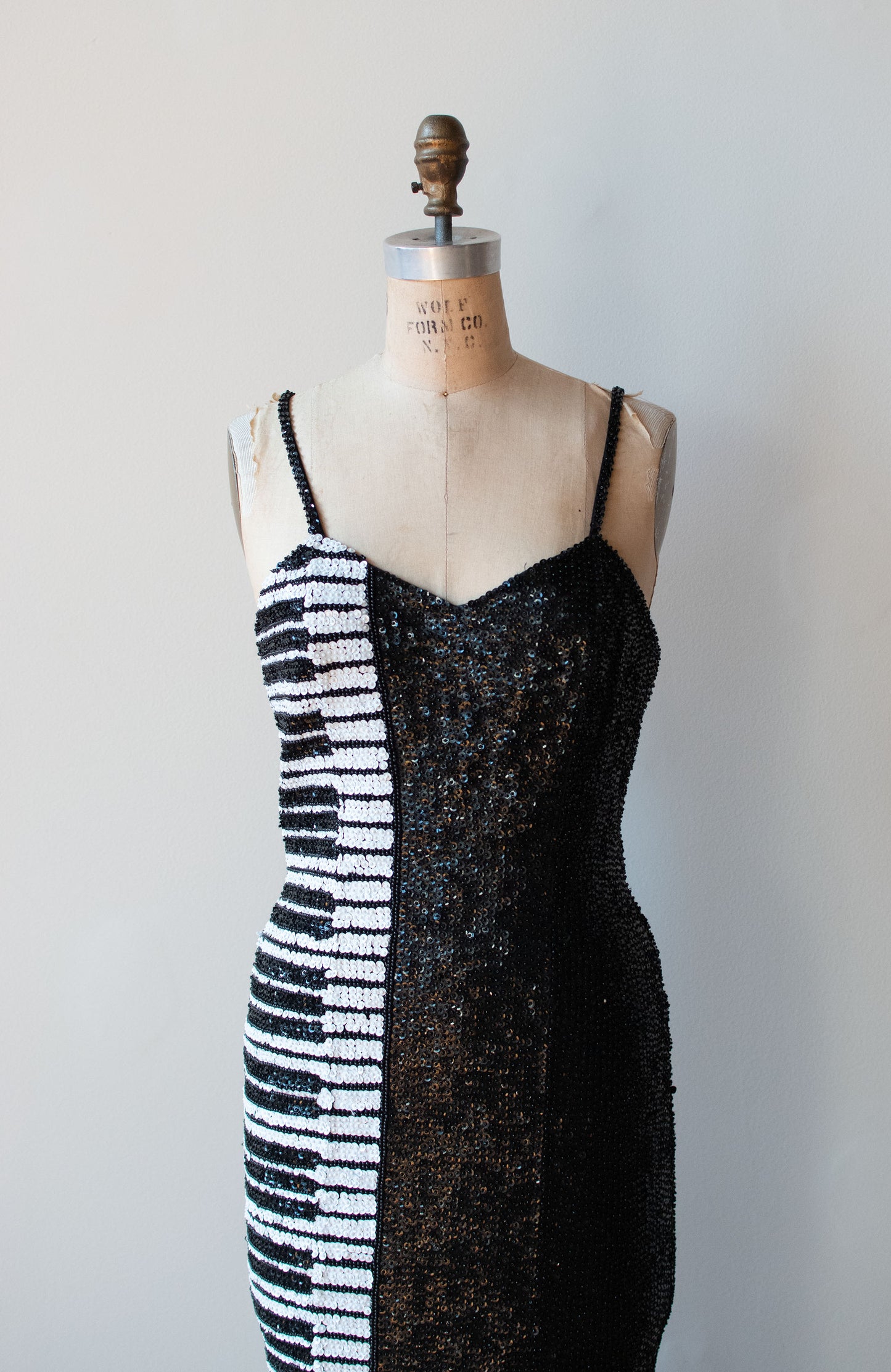 Sequin Piano Key Dress