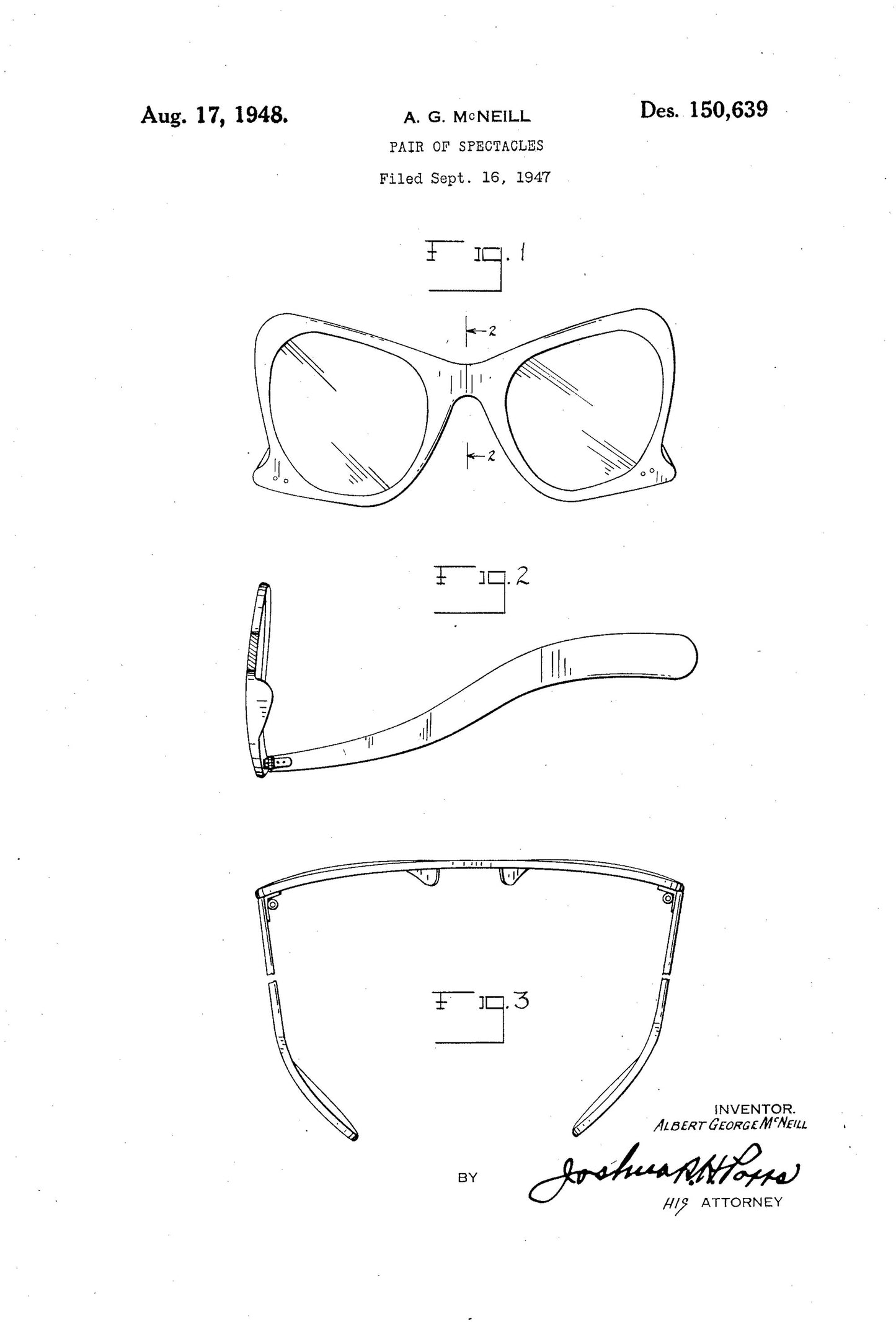 1940s Reverse Temple Glitter Sunglasses