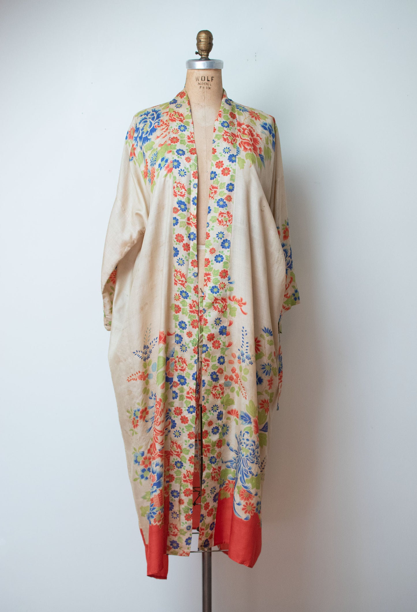 1920s Silk Pongee Robe