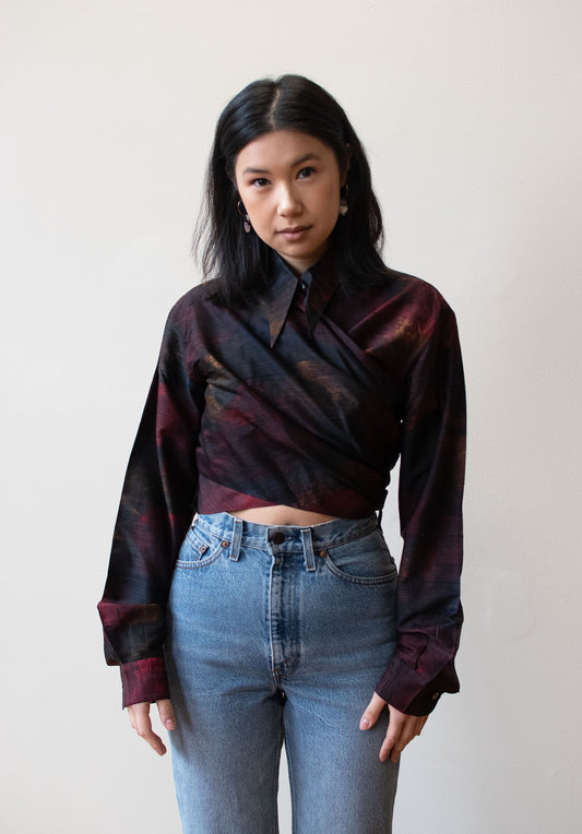 Silk Wrap Blouse | Romeo Gigli 1991