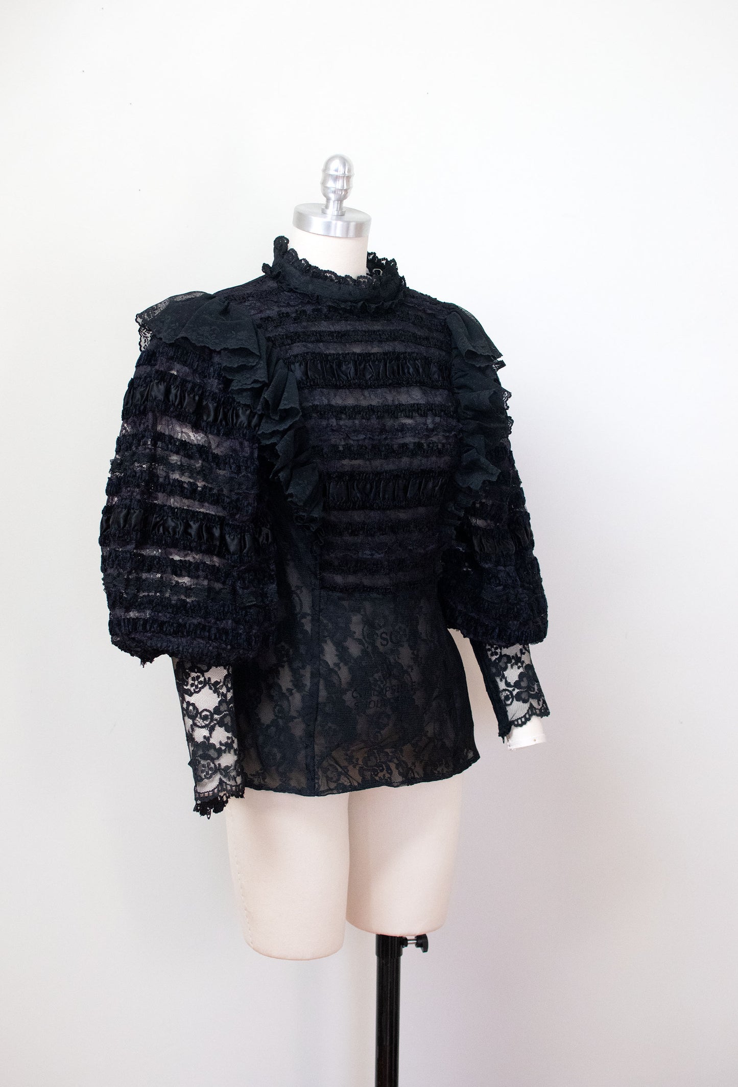 1970s Lace Blouse | Victor Costa