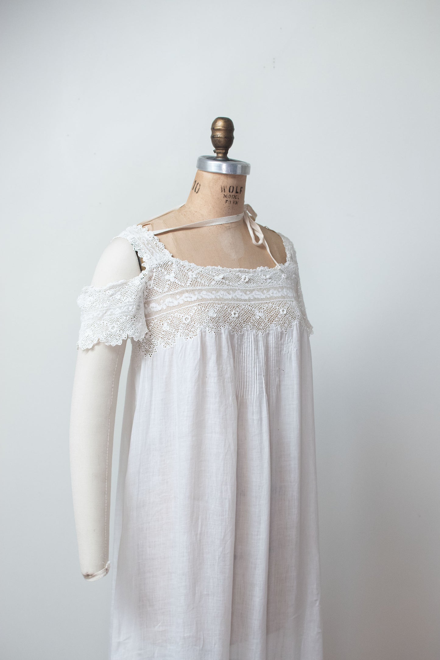 Edwardian Cold Shoulder Nightgown