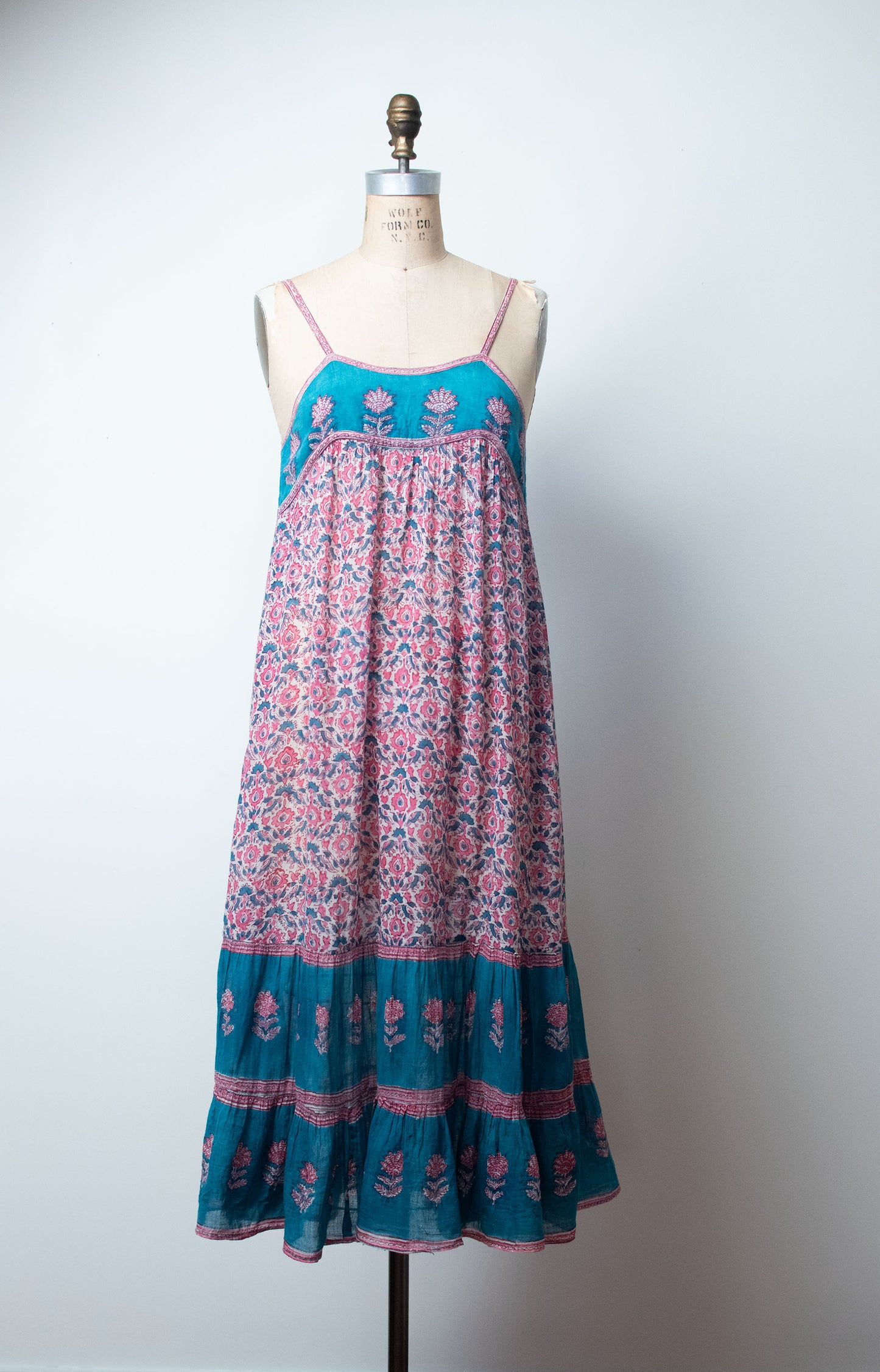 1970s Indian Gauze Dress