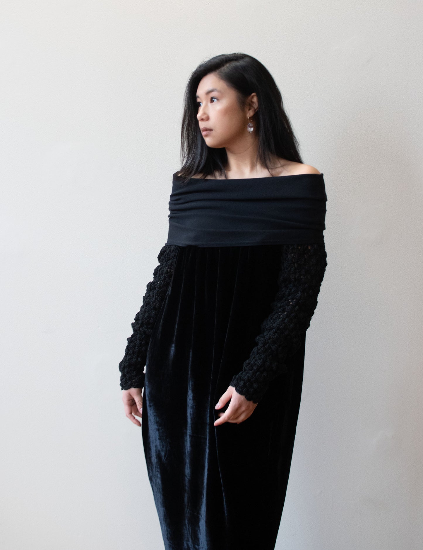 Black Velvet Dress | Jean Paul Gaultier