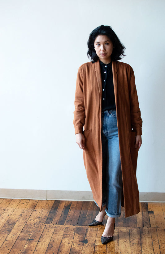 Orange Duster | Norma Kamali