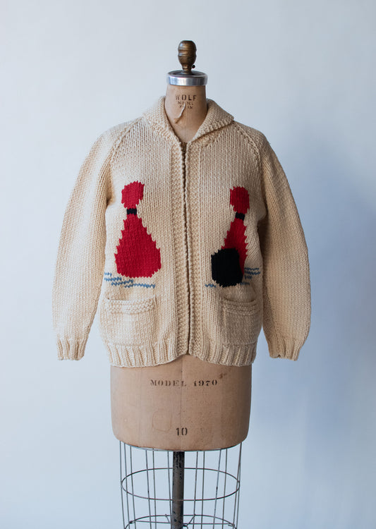 1950s Bowling Sweater