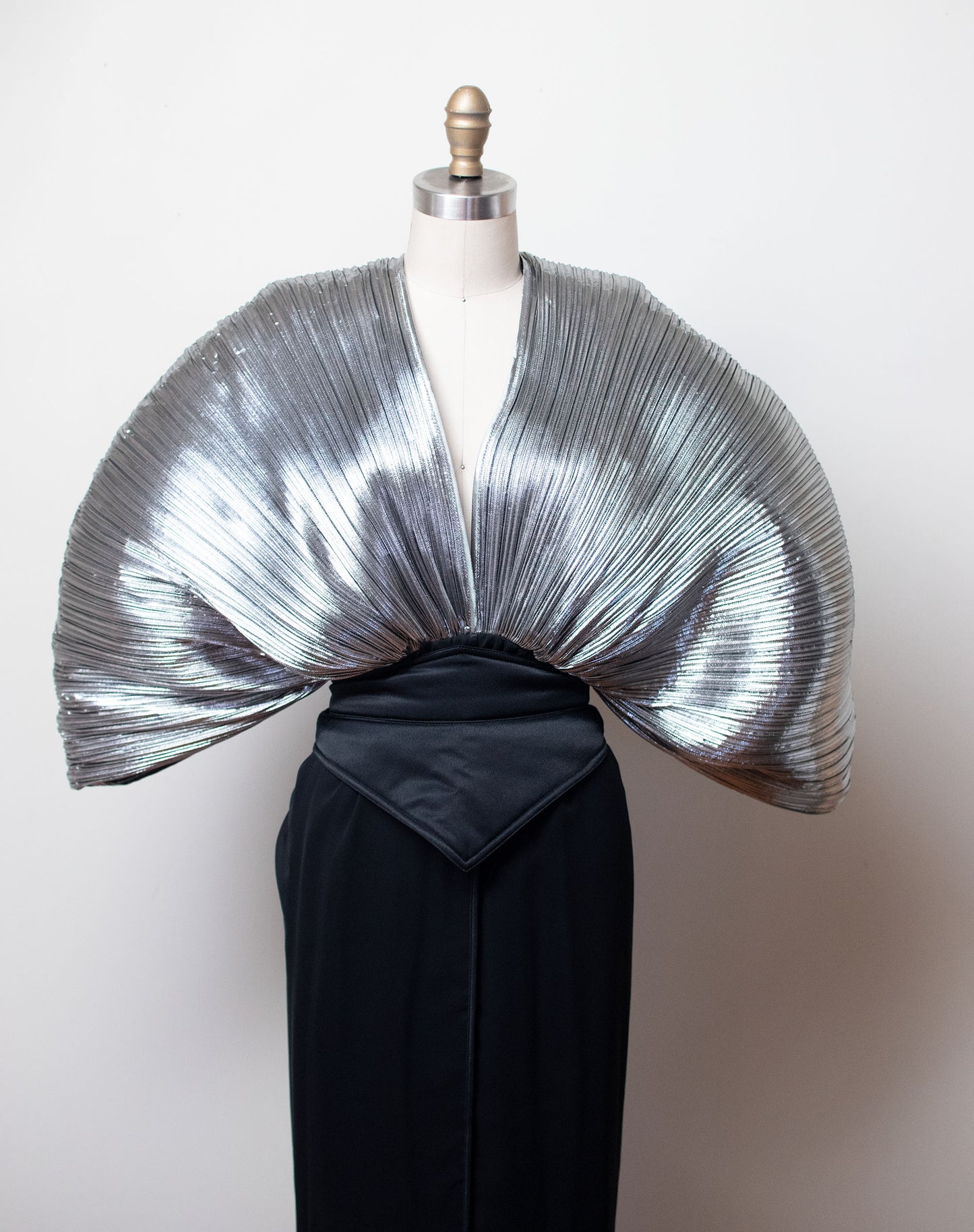 1980s Pleated Gown | Wayne Clark