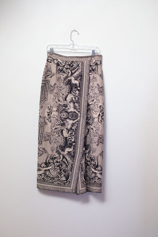 Cherub Print Skirt | Ungaro