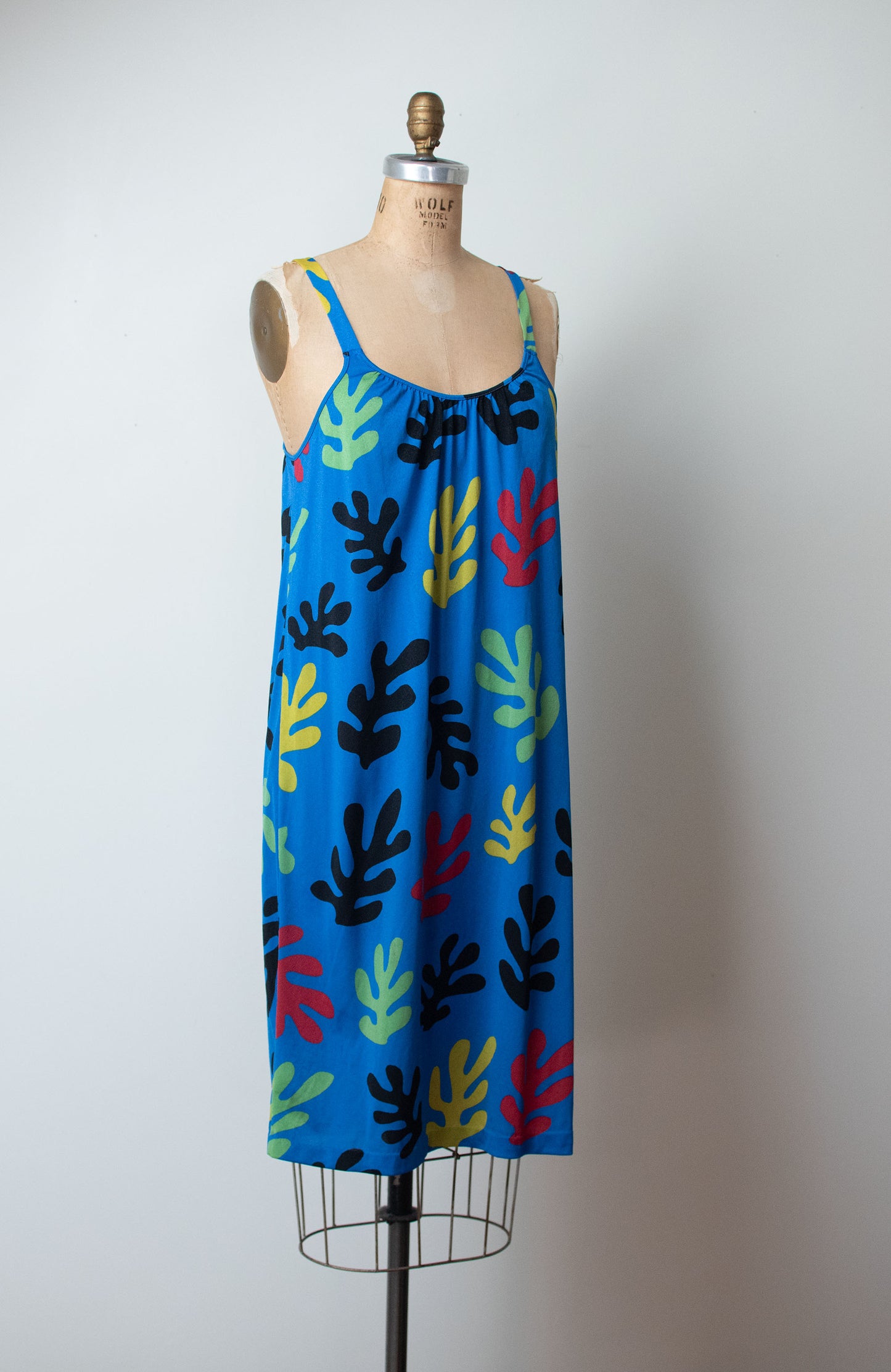 1980s Matisse Print Dress