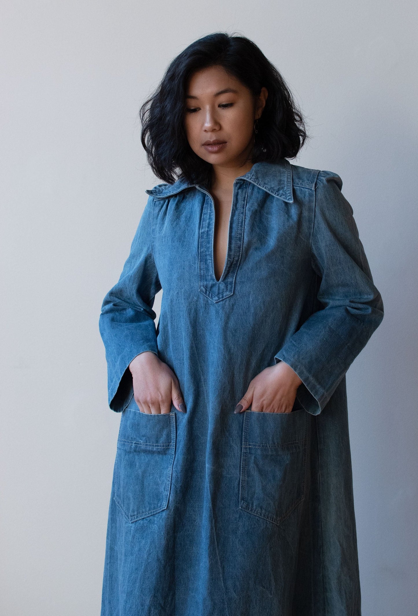 1990s Denim Dress