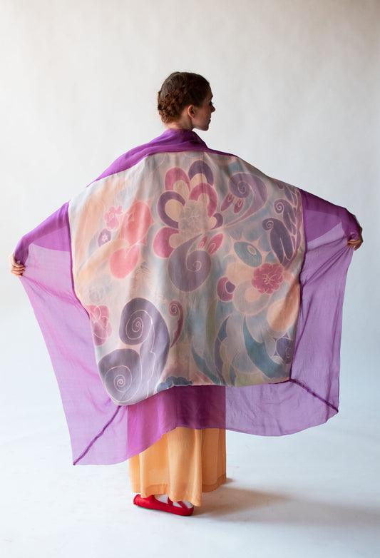 1920s Chiffon Cape