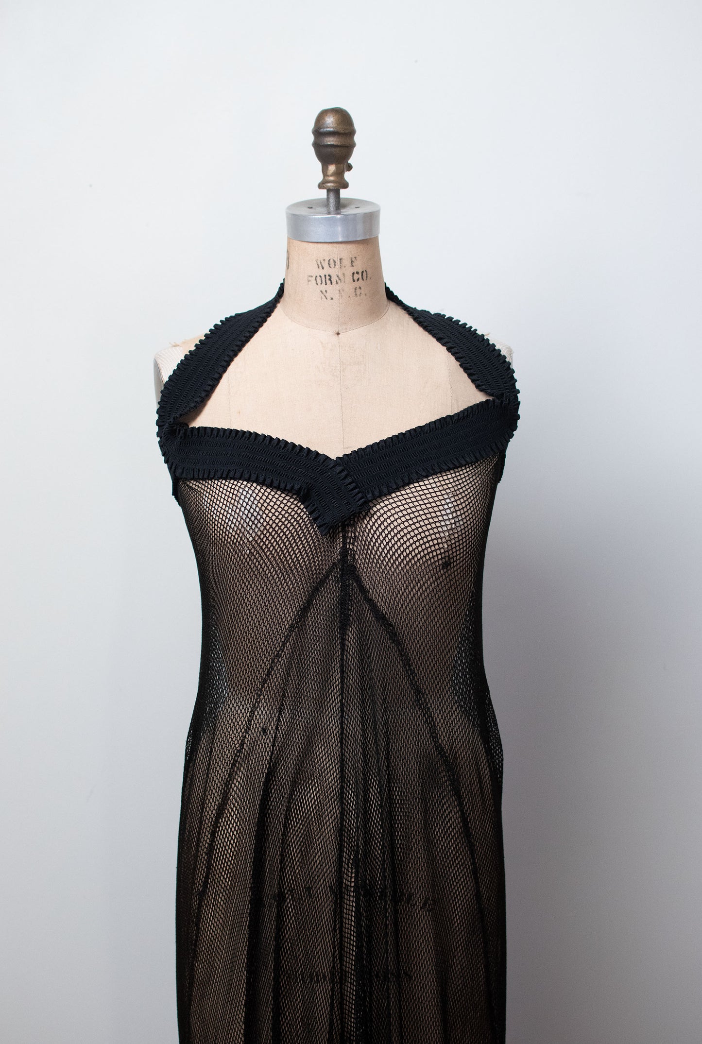 1930s Fishnet Dress