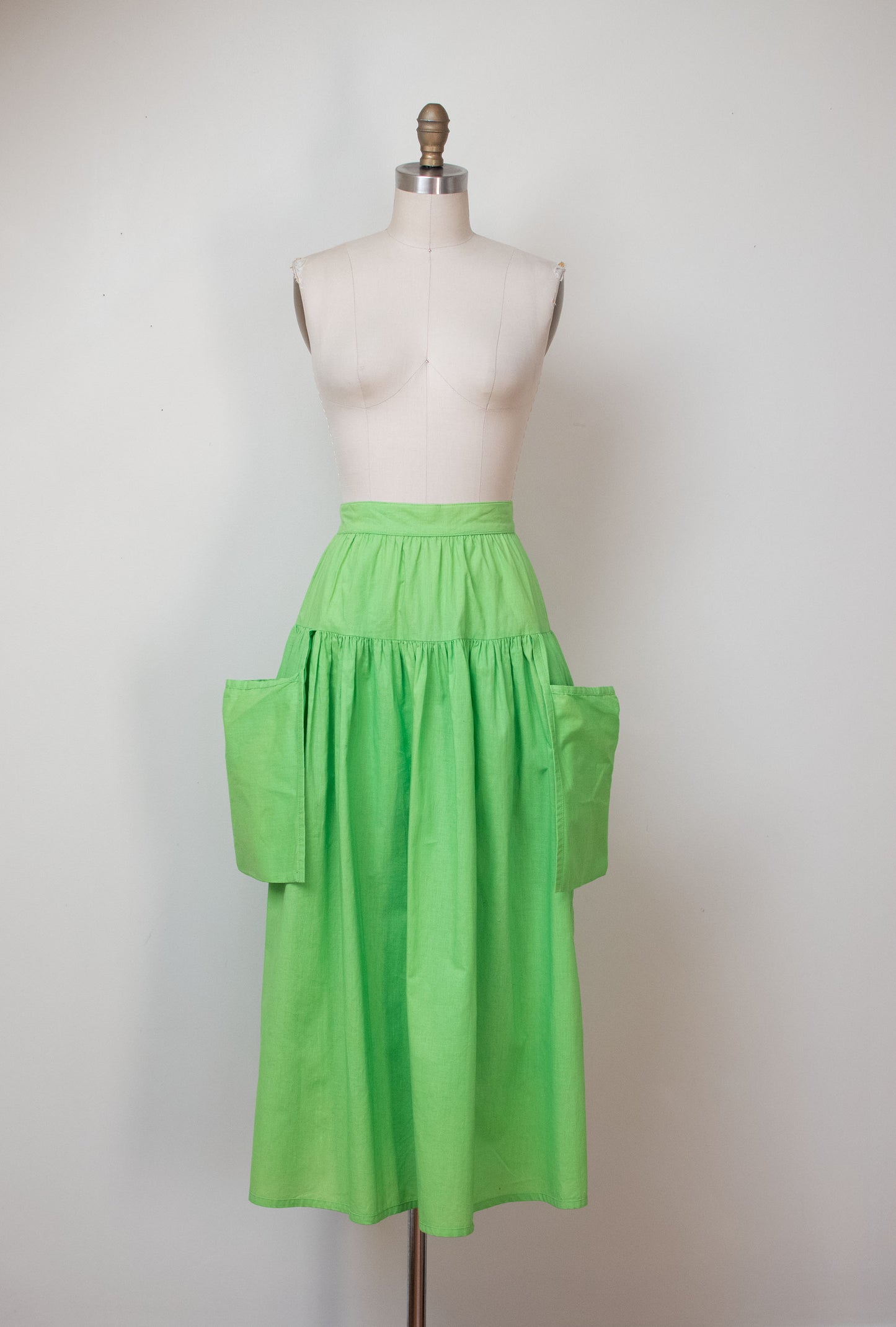 1980s Avocado Green Skirt | Todd Oldham