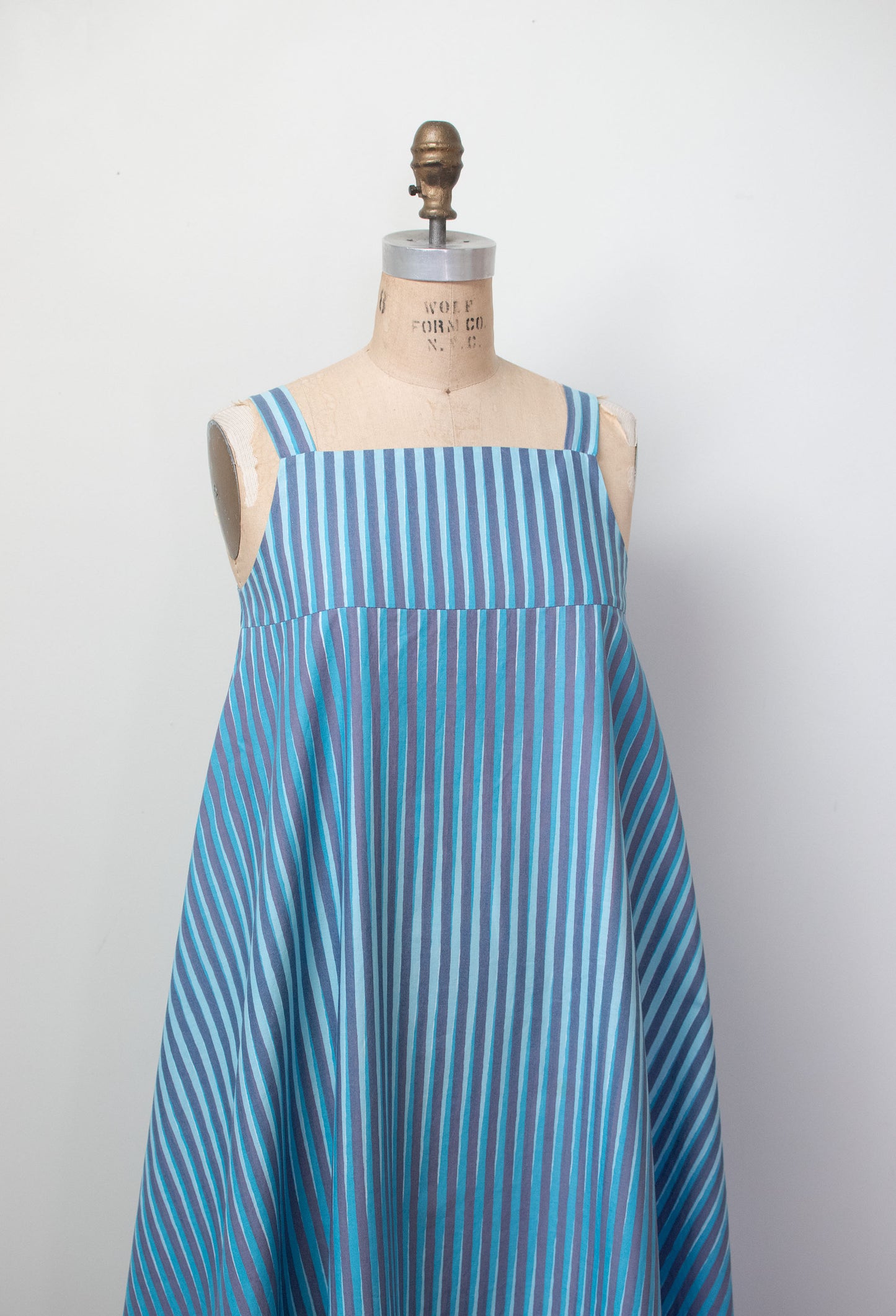 Blue Striped Dress | Marimekko 1976