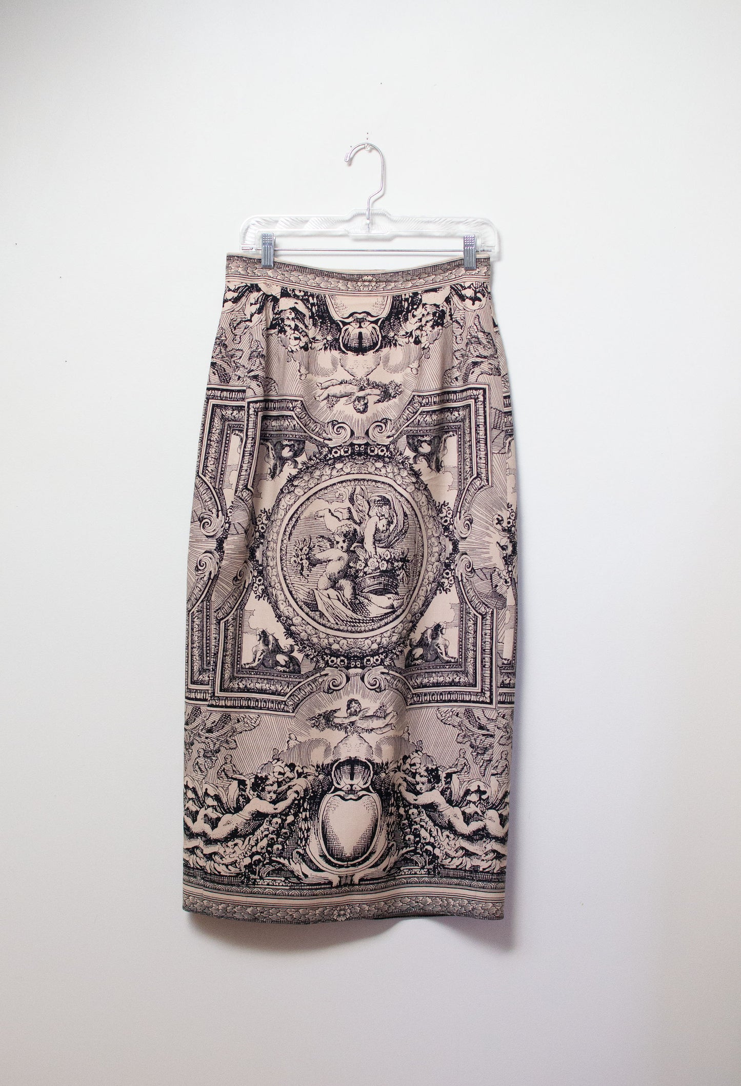 Cherub Print Skirt | Ungaro