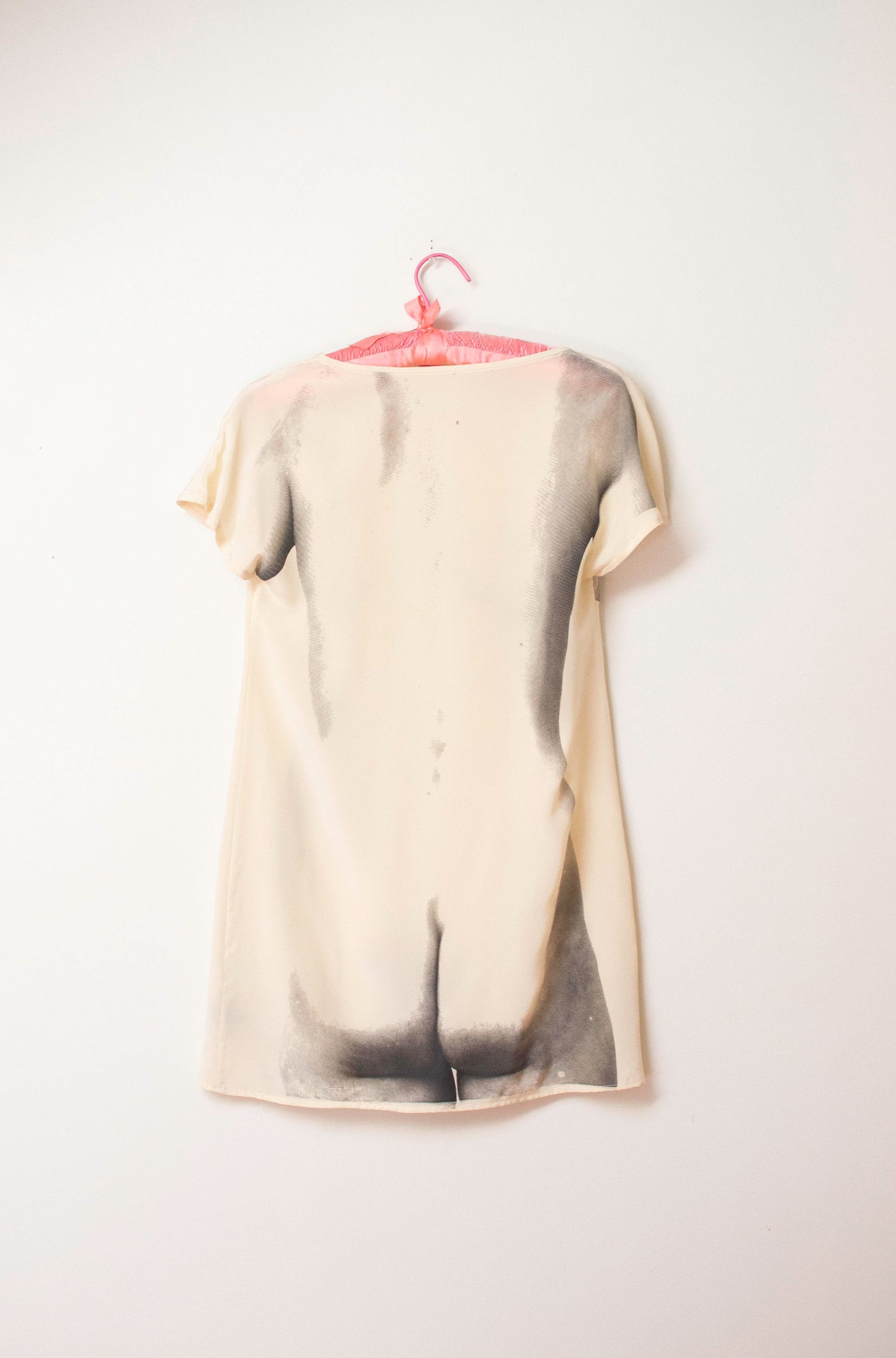 Silk Nude Print Dress | Vena Cava