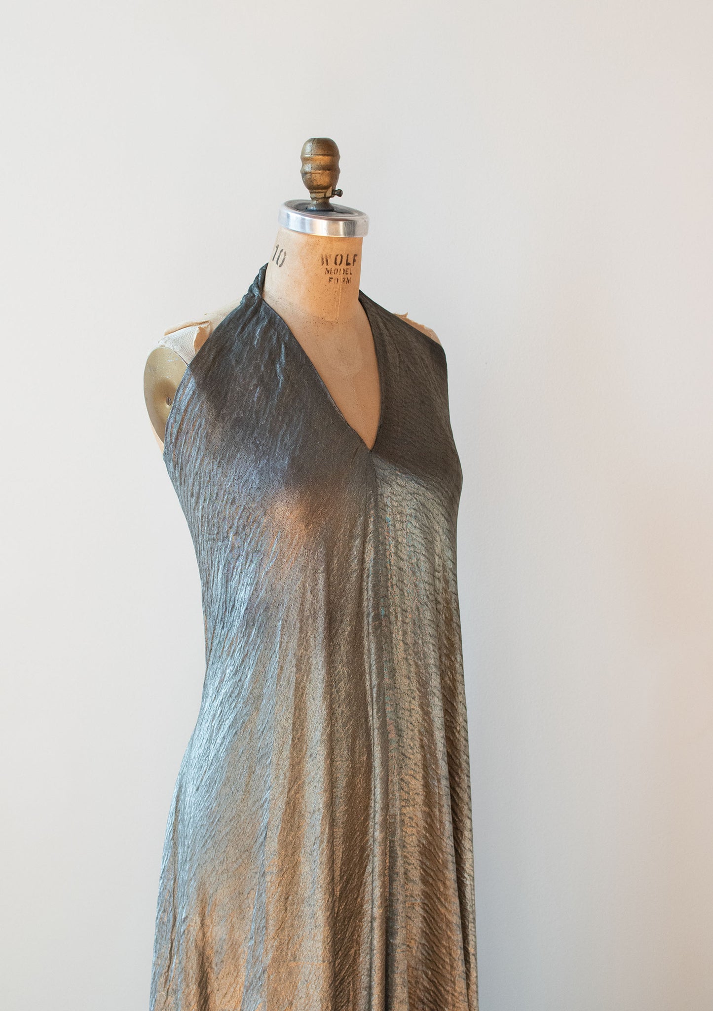 1940s Lamé Gown