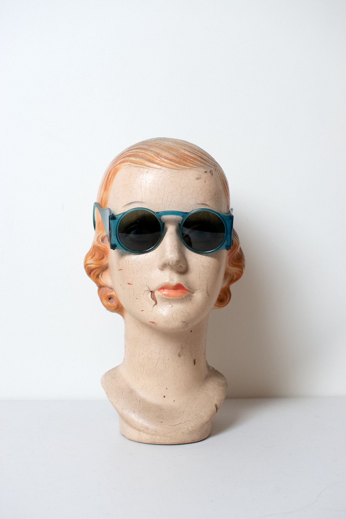 1940s Blue "Blinkers" Sunglasses