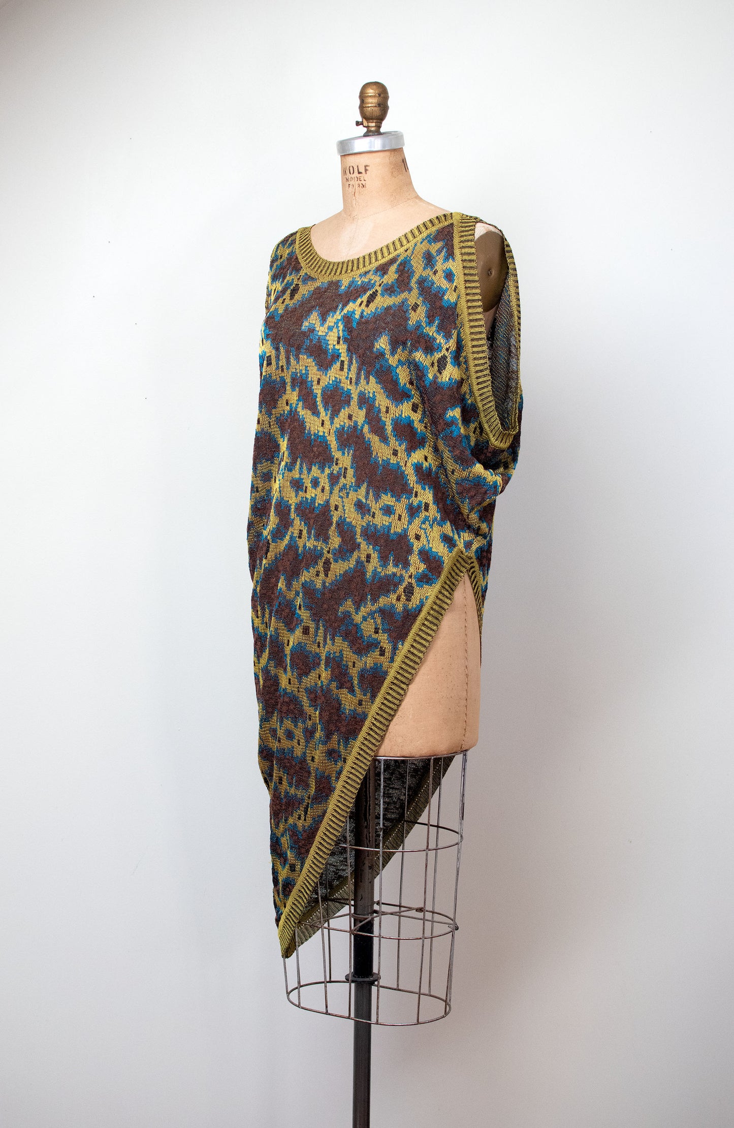 1990s Asymetrical Knit Tunic | Hiroko Koshino
